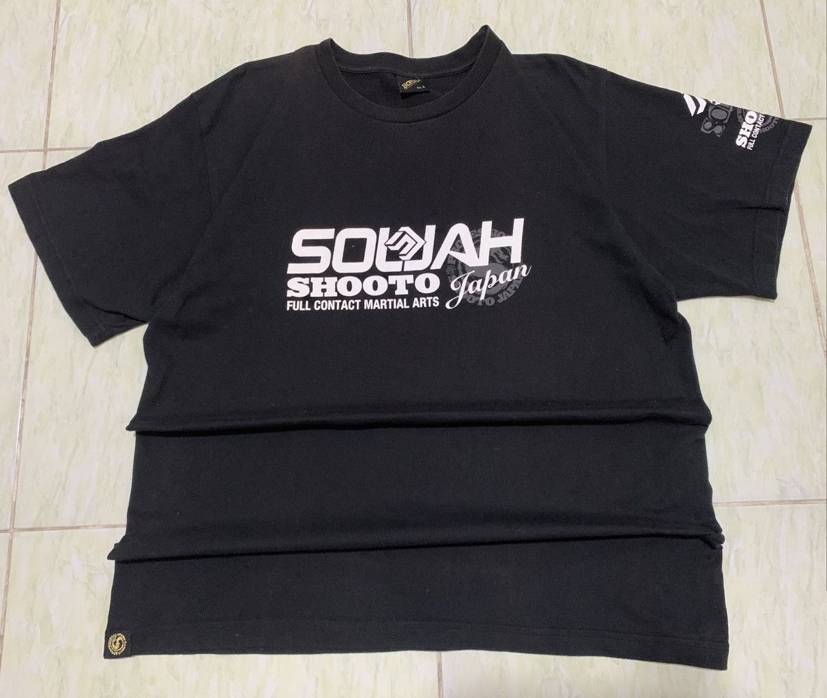 Japanese Brand SOLJAH Japan Martial Art NICE DESIGN T-shirt Size US L / EU 52-54 / 3 - 2 Thumbnail
