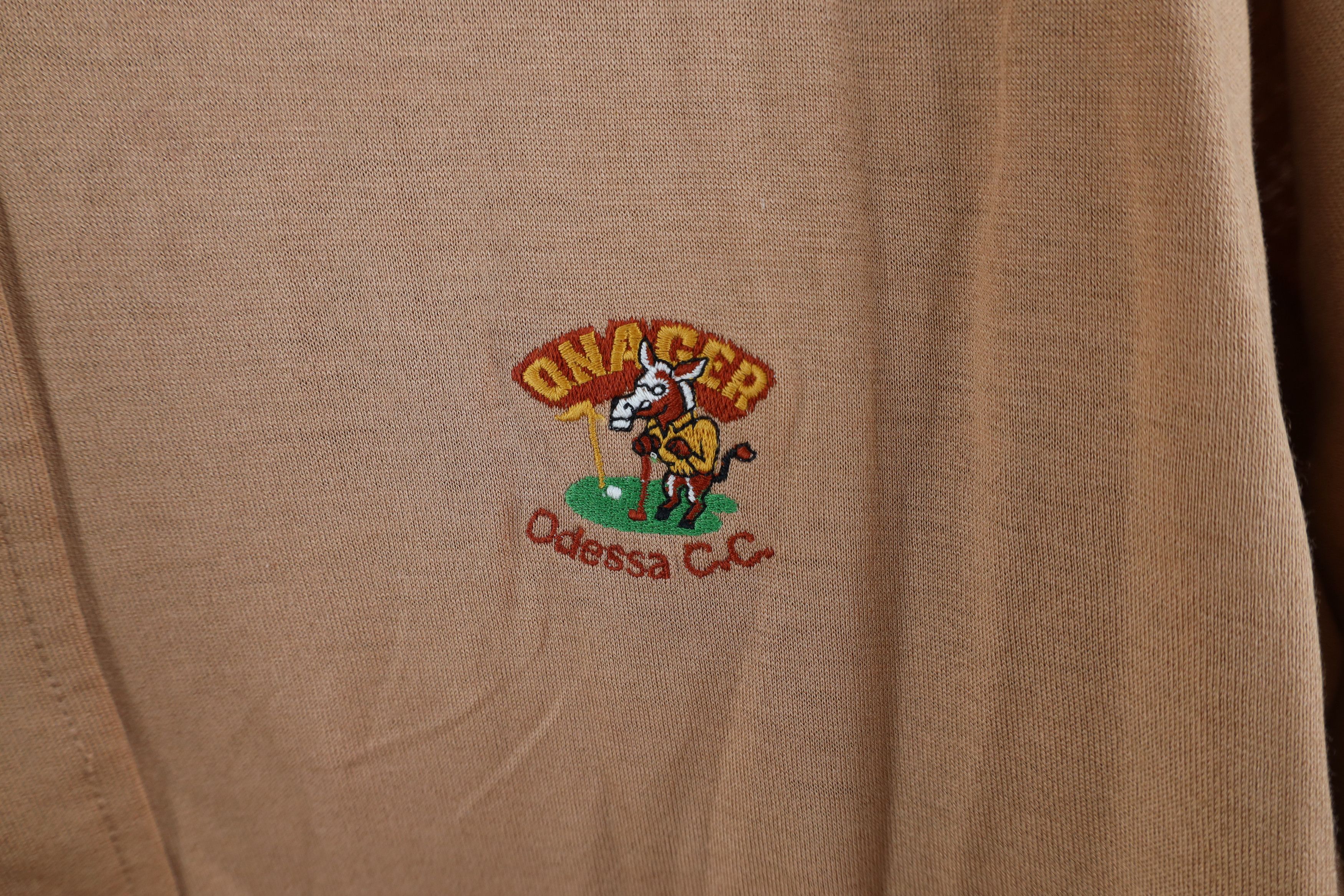 Vintage Vintage 70s Odessa Country Club Knit Golf Polo Shirt USA Size US M / EU 48-50 / 2 - 6 Thumbnail