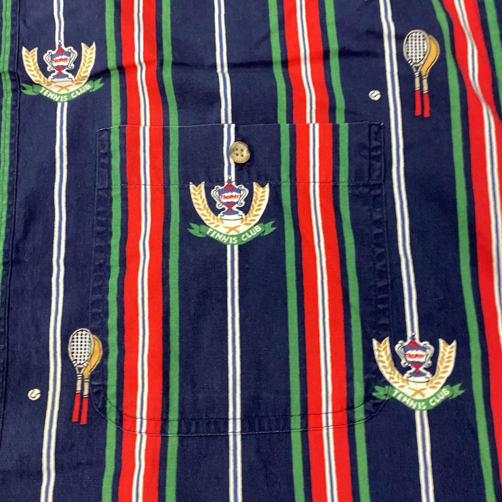 Gant GANT Salty Dog Button-Down Shirt Mens XL Navy Striped Sports Size US XL / EU 56 / 4 - 3 Thumbnail