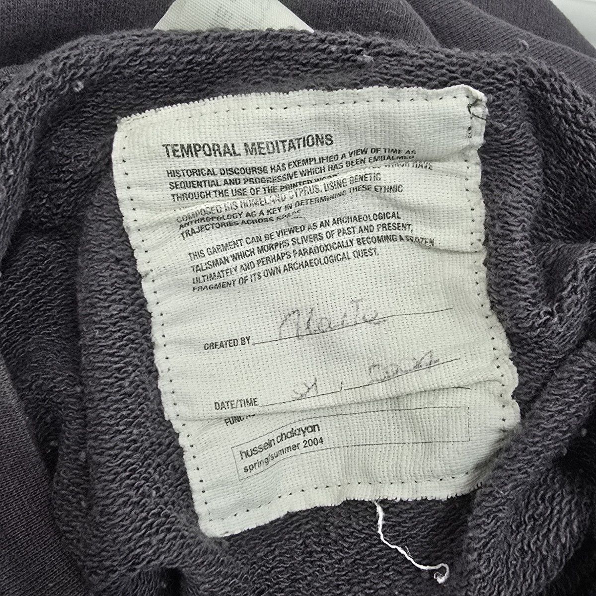Hussein Chalayan SS2004 TEMPORAL MEDITATIONS SPLIT SWEATSHIRT TOP Size US M / EU 48-50 / 2 - 3 Thumbnail