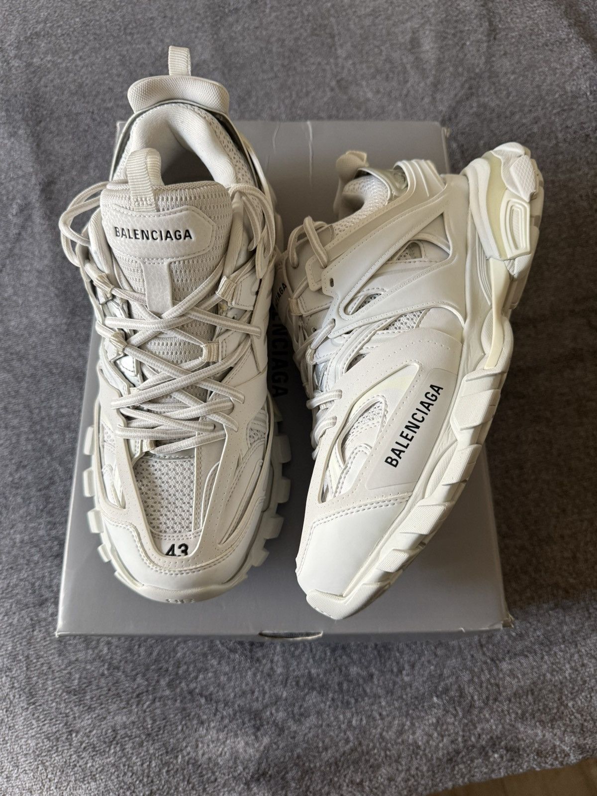 Balenciaga Balenciaga Track white Size US 10 / EU 43 - 2 Thumbnail