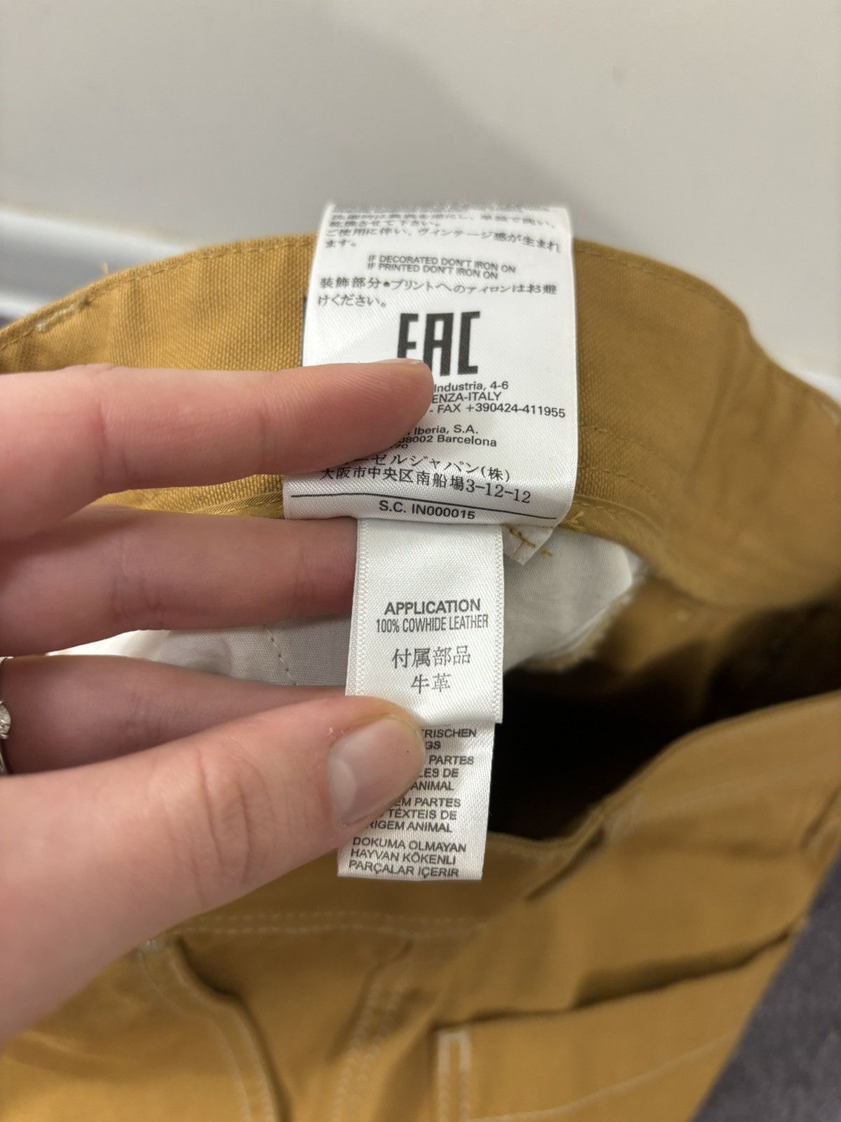 Diesel Diesel P-Frank NWT Buckle Back Men’s Mustard Dungaree Pants Size US 31 - 13 Thumbnail