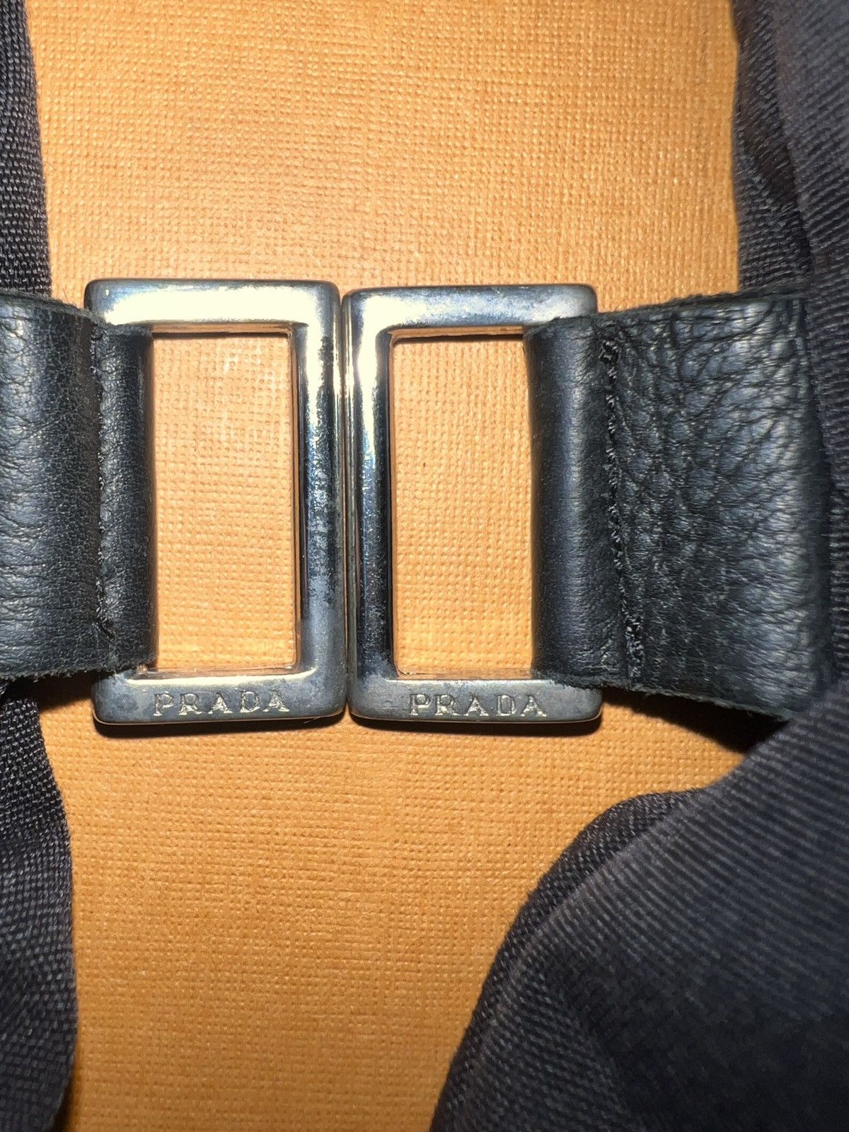 Prada Prada Black Padded Skii Gloves - Adjustable Leather Strap Size ONE SIZE - 8 Thumbnail