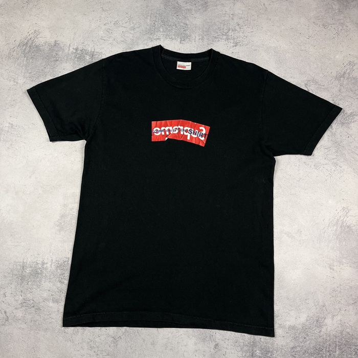 Supreme Supreme x Comme des Garçons box logo tee | Grailed