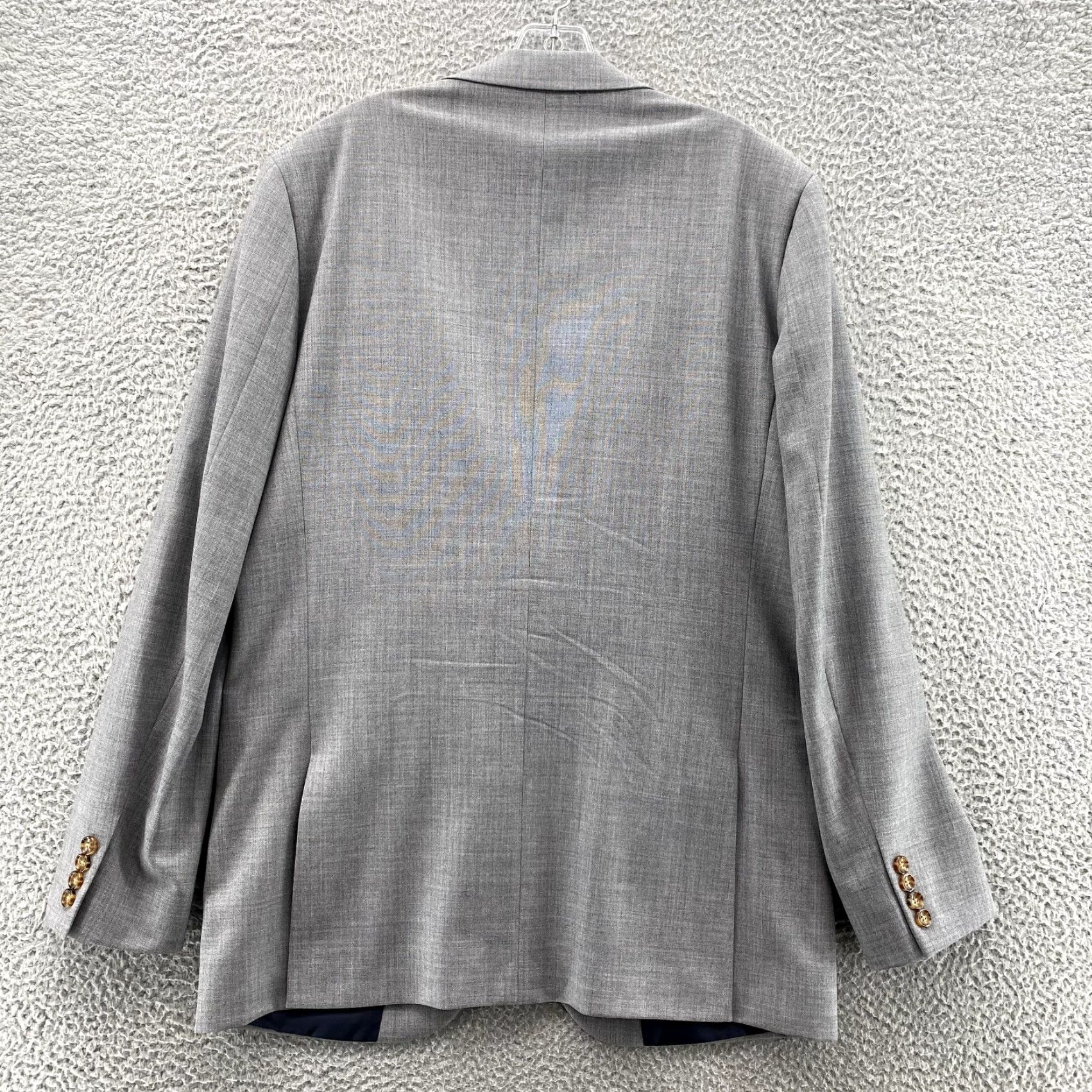 J.Crew J.Crew Thompson Blazer Men's 42L Gray Wool Sport Coat Classic Business Corpcore Size 42R - 7 Thumbnail