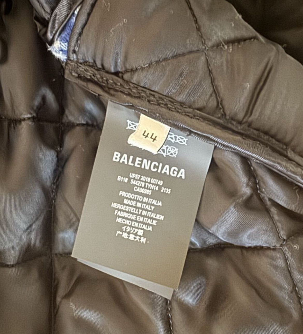 Balenciaga Balenciaga 2018fall runaway layered leather jacket Size US L / EU 52-54 / 3 - 7 Thumbnail