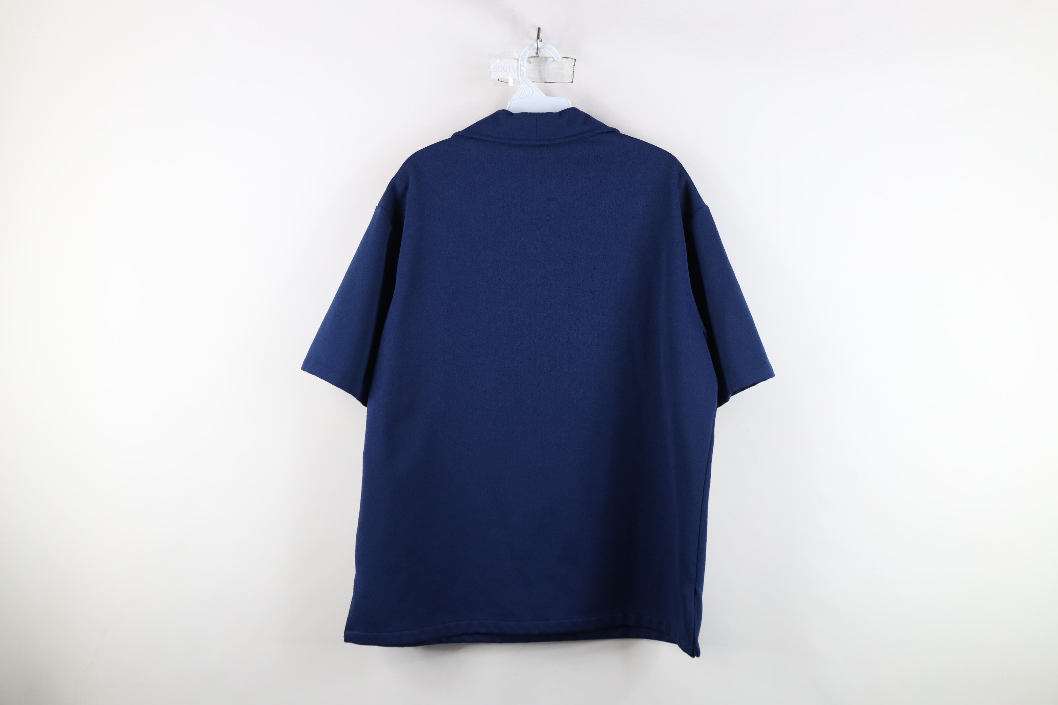 Vintage Vintage 50s 60s Rockabilly Fish Knit Collared Polo Shirt USA Size US XL / EU 56 / 4 - 12 Thumbnail