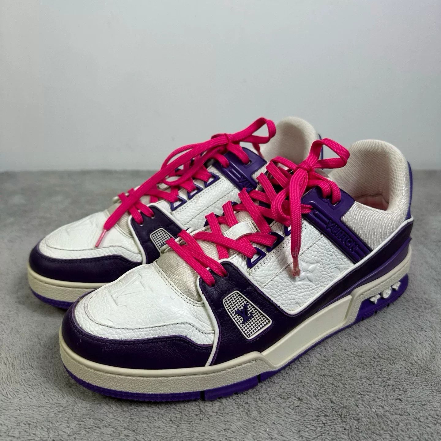 Louis Vuitton Louis Vuitton Training Purple Lowtop Sneakers 41 Men Size US 8.5 / EU 41-42 - 1 Thumbnail