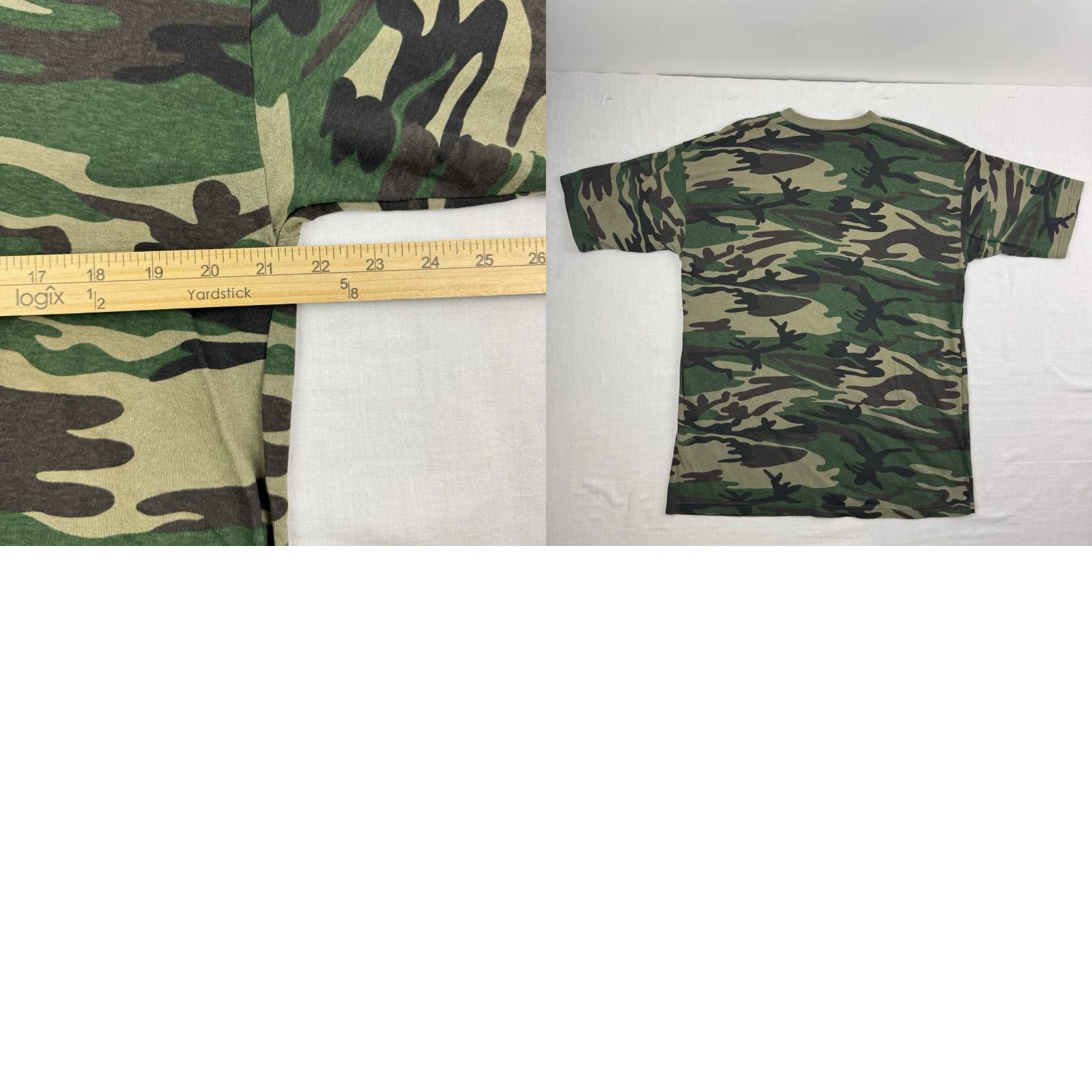 Vintage VINTAGE Camouflage T Shirt Men Adult Large Short Sleeve Crew Neck Hunting Outdoors Hipster 90s Y2K Size US L / EU 52-54 / 3 - 8 Thumbnail