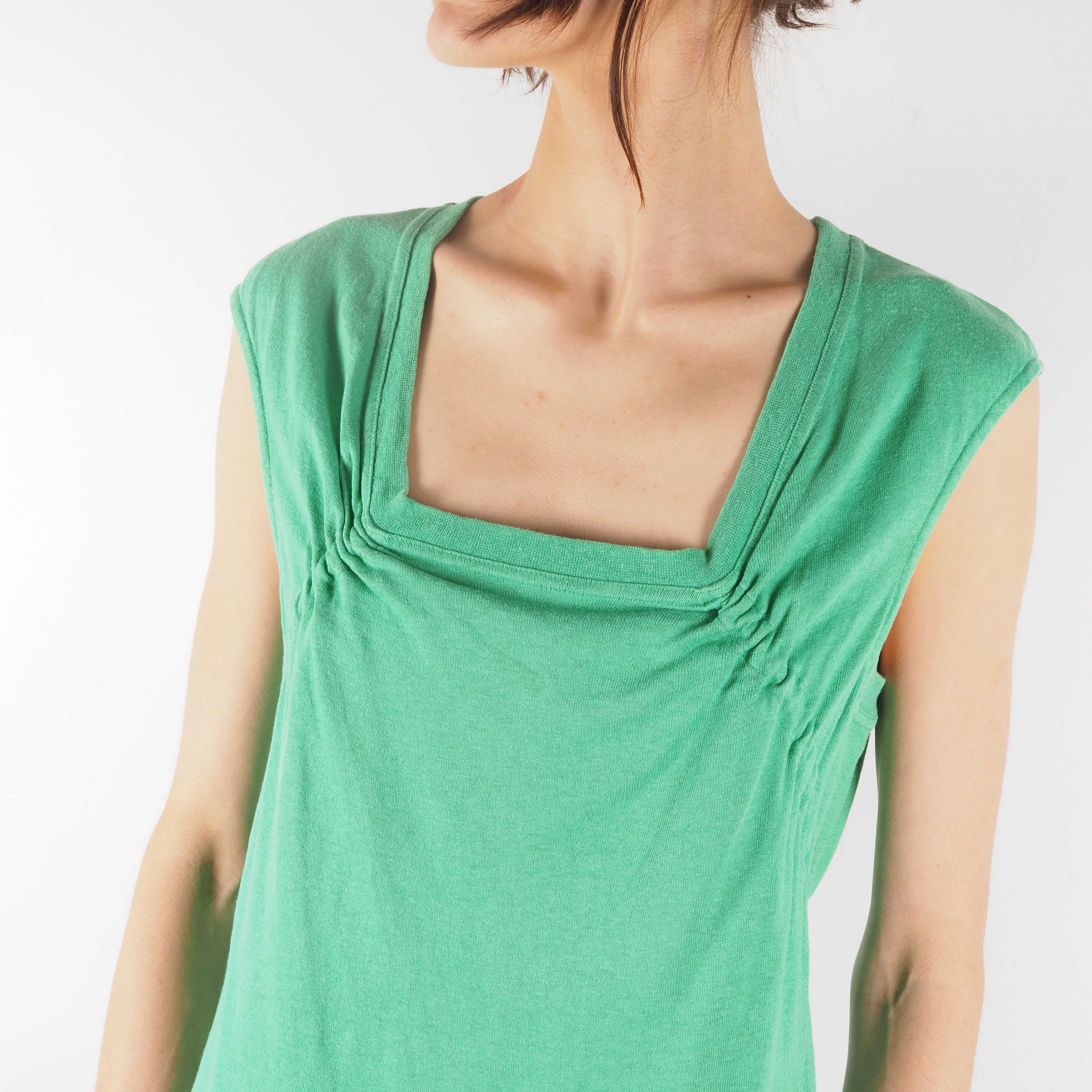 Annette Gortz × Rundholz × Sarah Pacini OSKA Women's Green Knee Length Dress Size M / US 6-8 / IT 42-44 - 6 Thumbnail