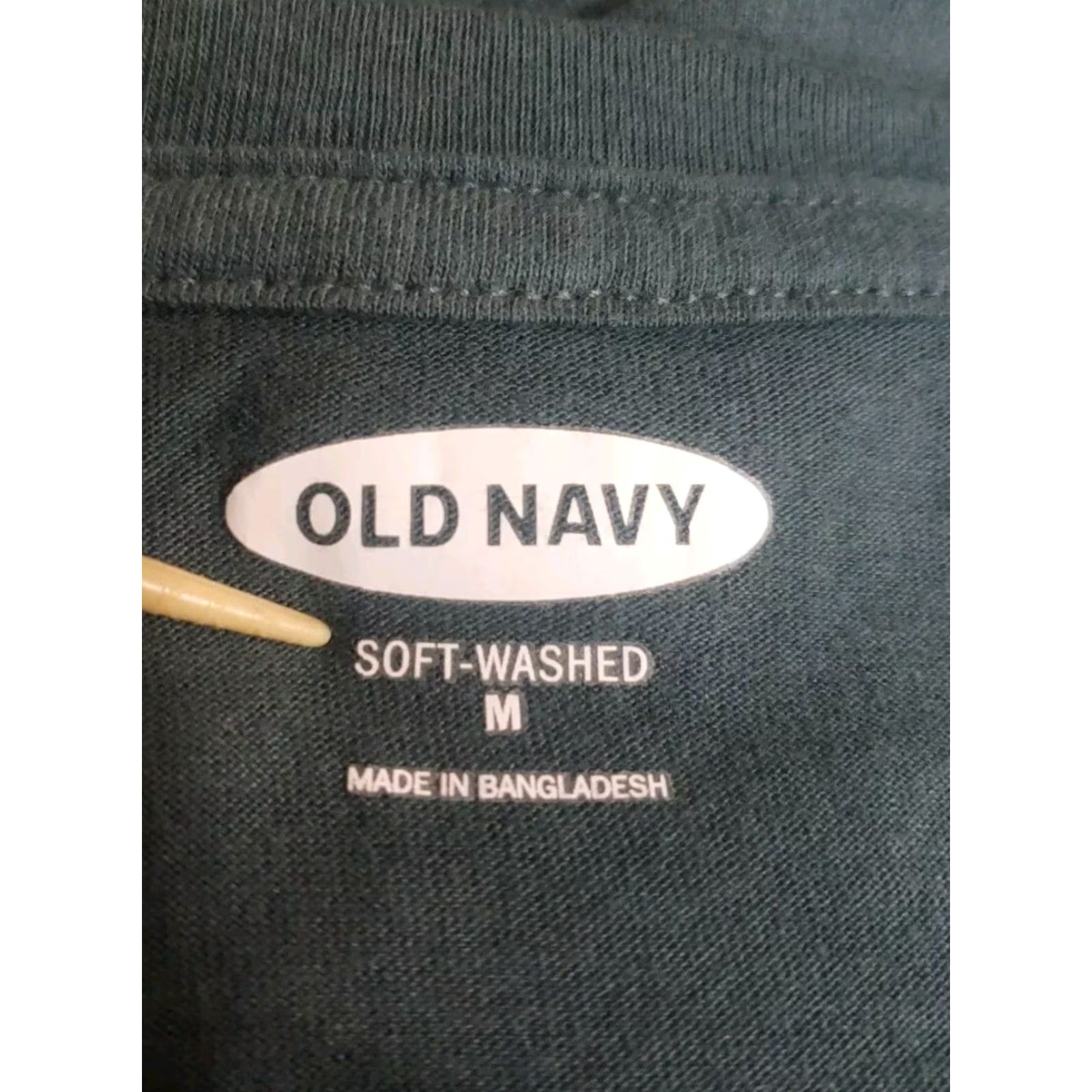Old Navy Old Navy Shirt Womens M Green Soft Washed Short Sleeve Pullover Basic Tee Size M / US 6-8 / IT 42-44 - 3 Thumbnail