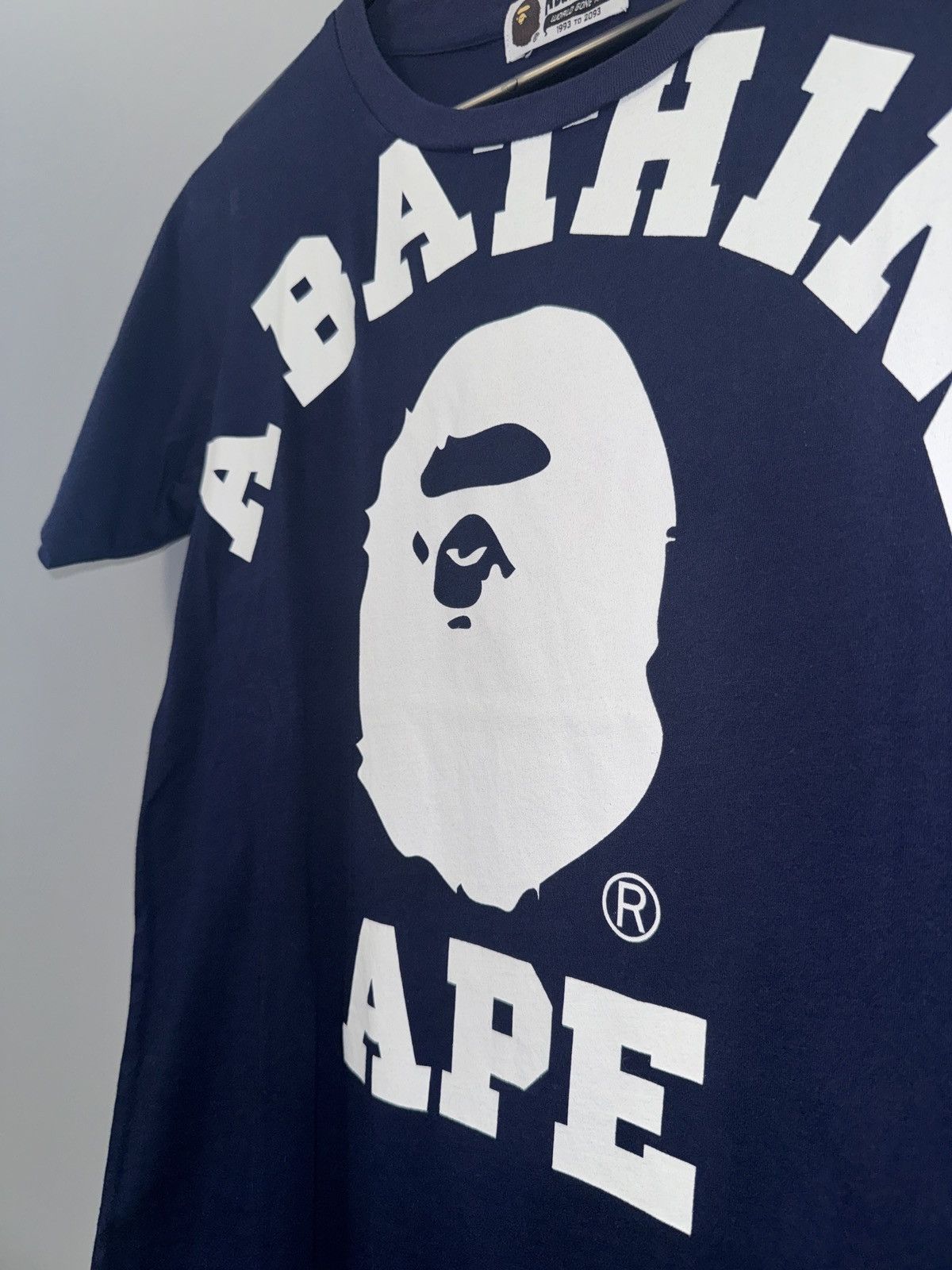 Bape Navy blue Bape short sleeve tee Size XS / US 0-2 / IT 36-38 - 6 Thumbnail