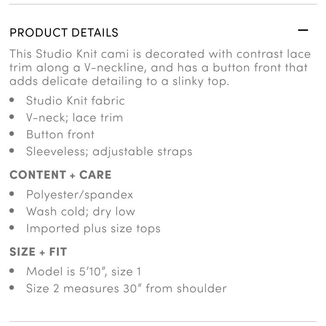 Torrid Torrid Studio Knit Button-Front Swing Cami sz 4 Size 4XL / US 24-26 - 2 Thumbnail