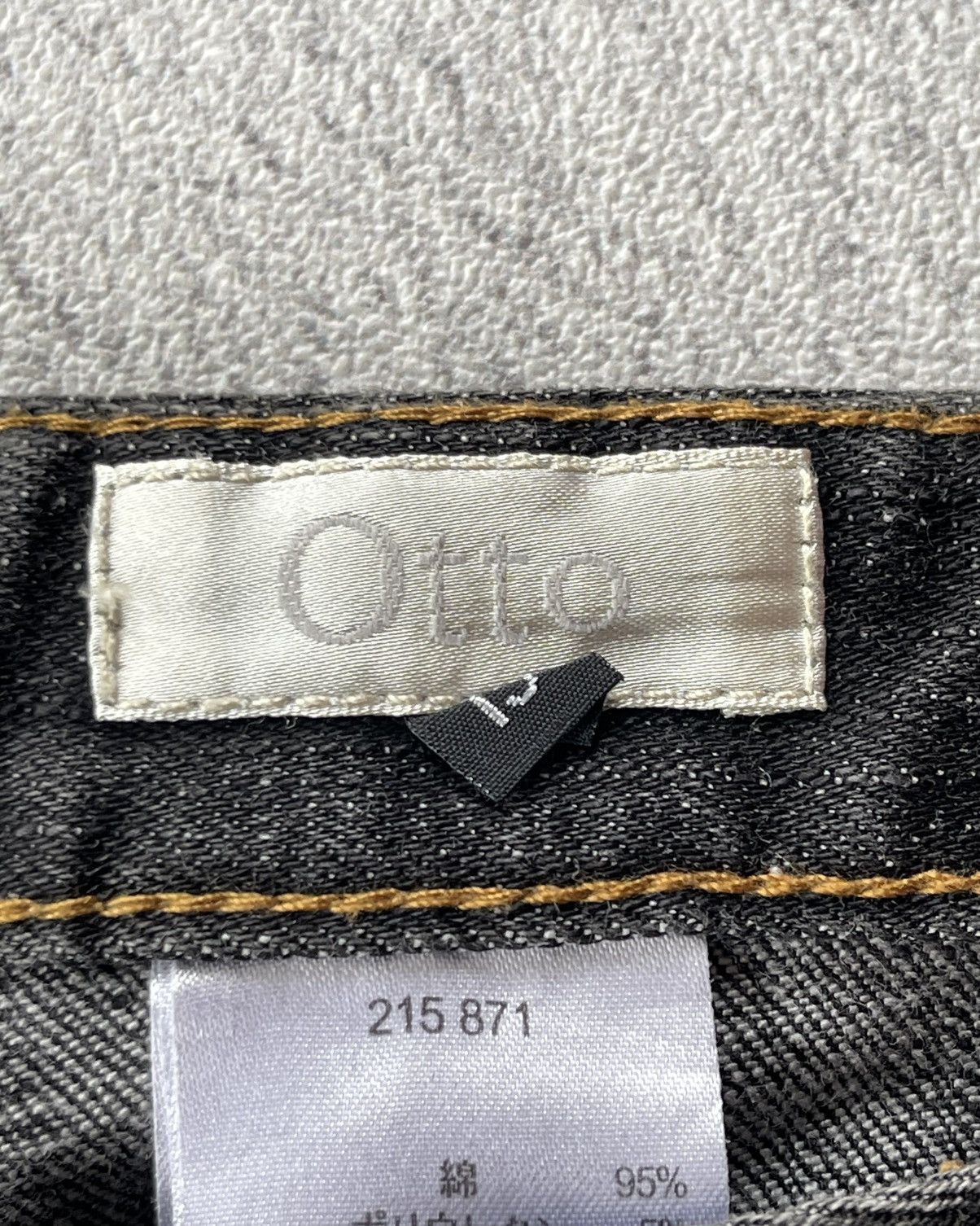 Japanese Brand Otto Black Flare Jean Size US 31 - 4 Thumbnail