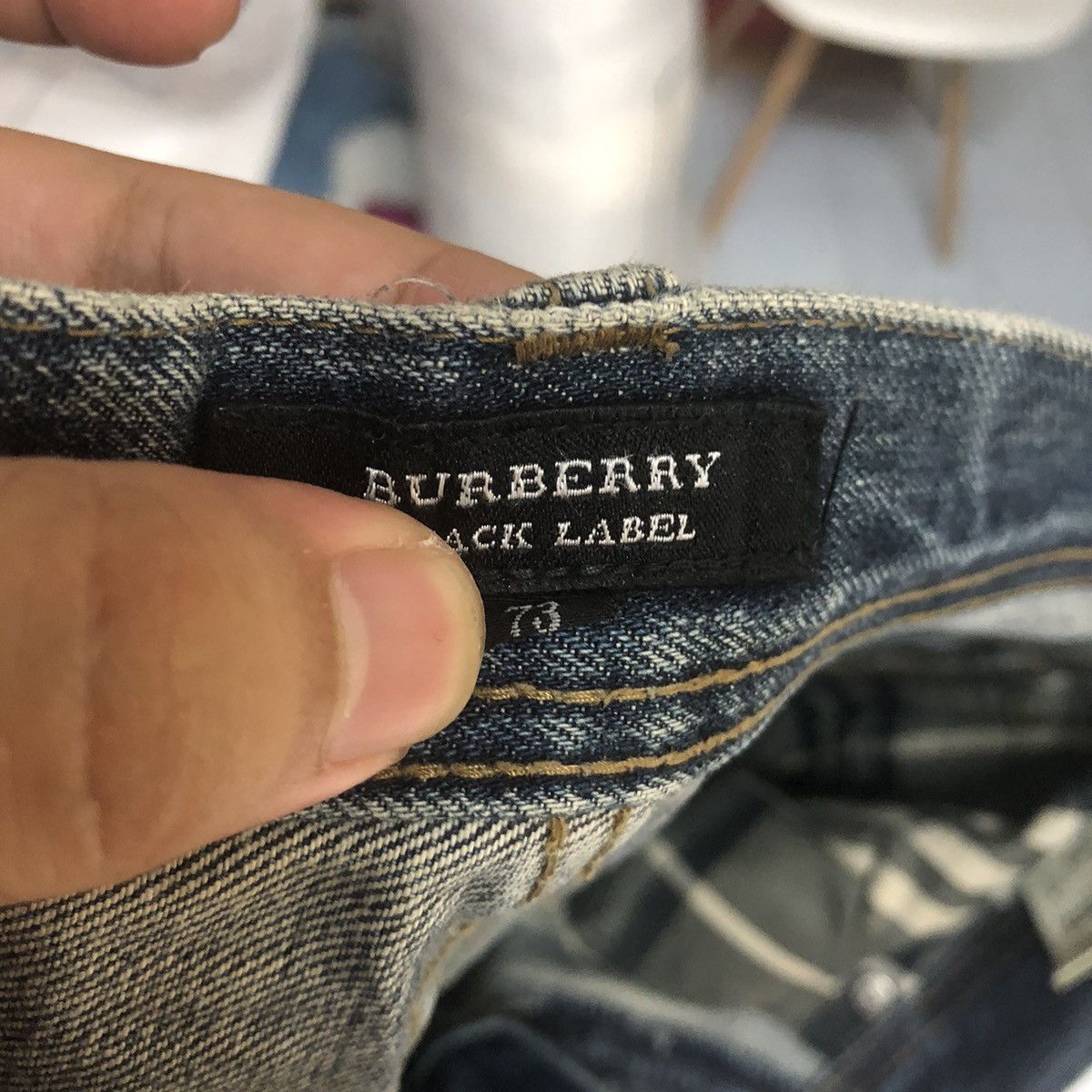 Burberry DL Burberry Black Label Blue Denim Pants #C298 Size US 29 - 18 Thumbnail