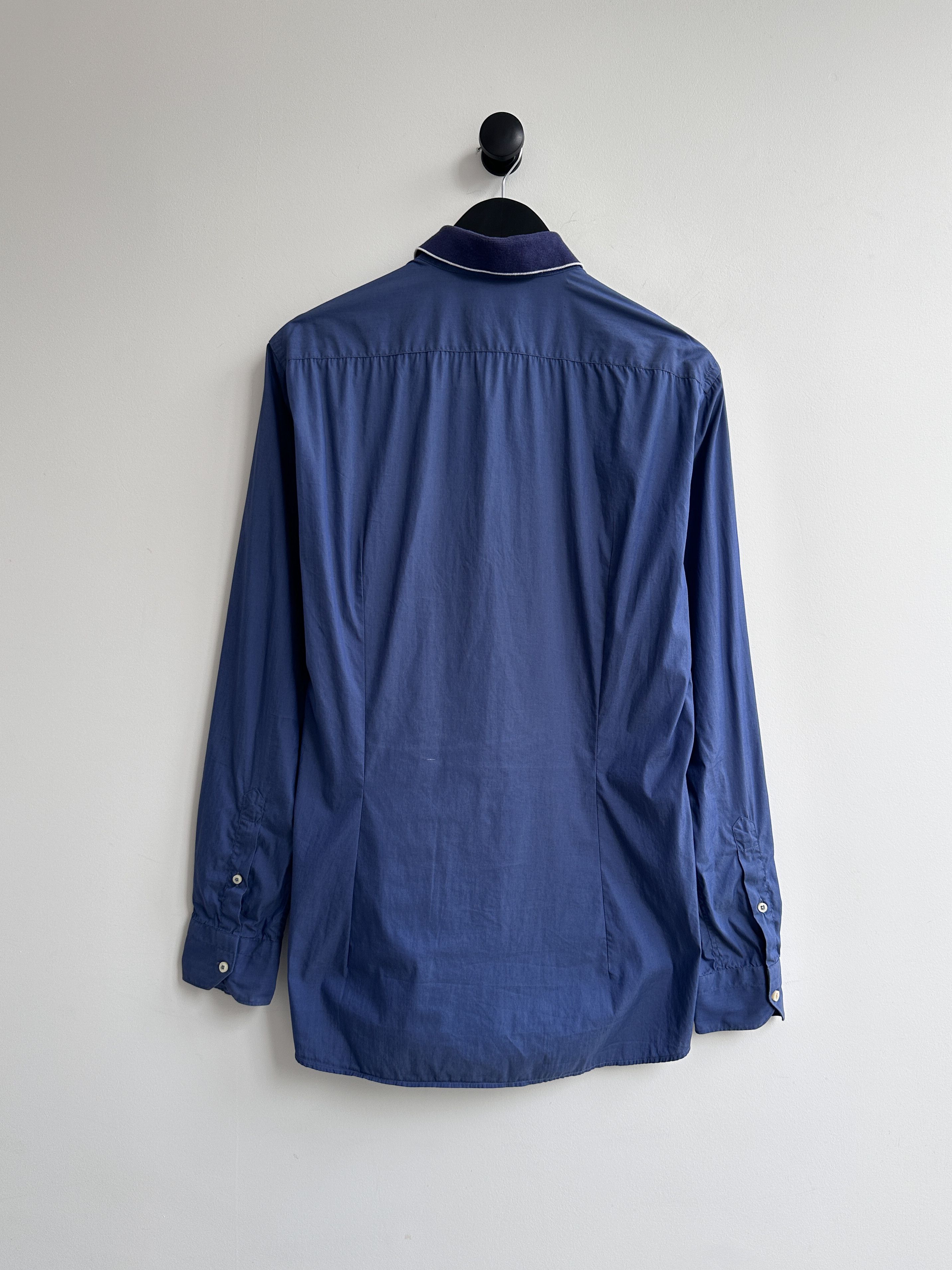 Fendi Fendi Blue Button Up Shirt Size US L / EU 52-54 / 3 - 4 Thumbnail