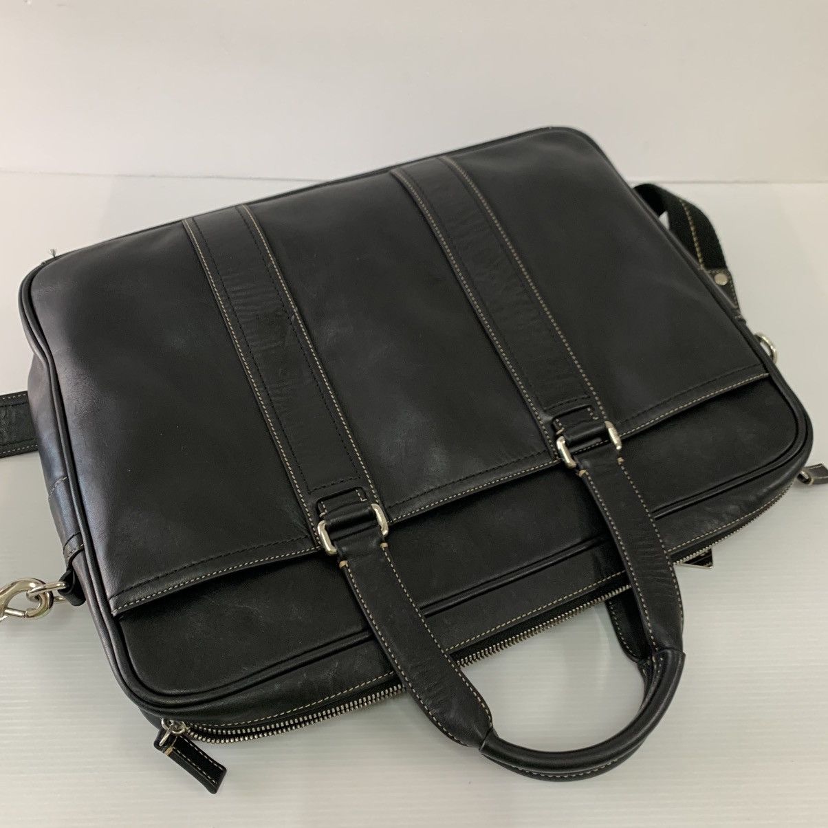 Coach Coach Leather Document Laptop Bag Size ONE SIZE - 3 Thumbnail