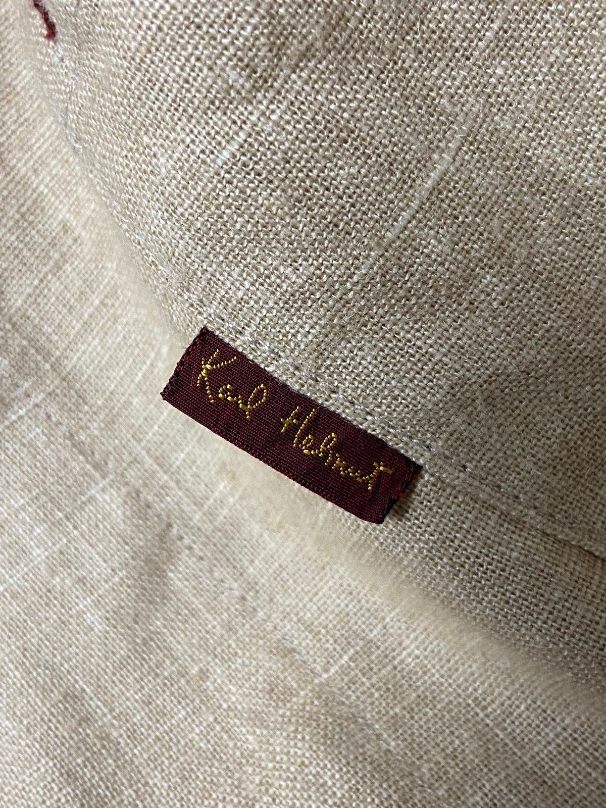 Karl Helmut Vintage Karl Helmut Linen Jacket (149) Size US L / EU 52-54 / 3 - 7 Thumbnail