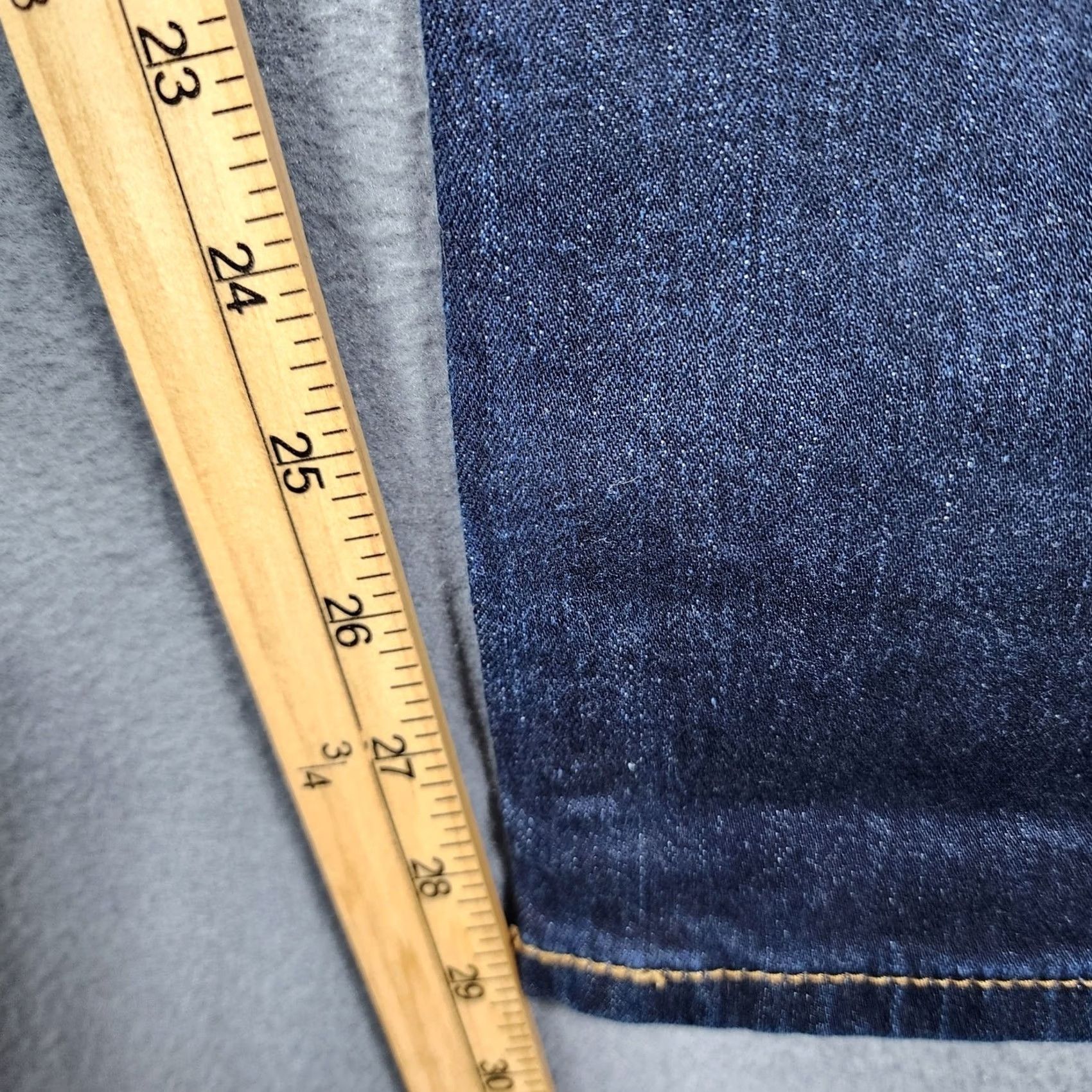 Levi's Levis Jeans Men 30x29 Dark Wash Blue Slim Straight Workwear Casual Tagged 31x30 Size US 30 / EU 46 - 5 Thumbnail