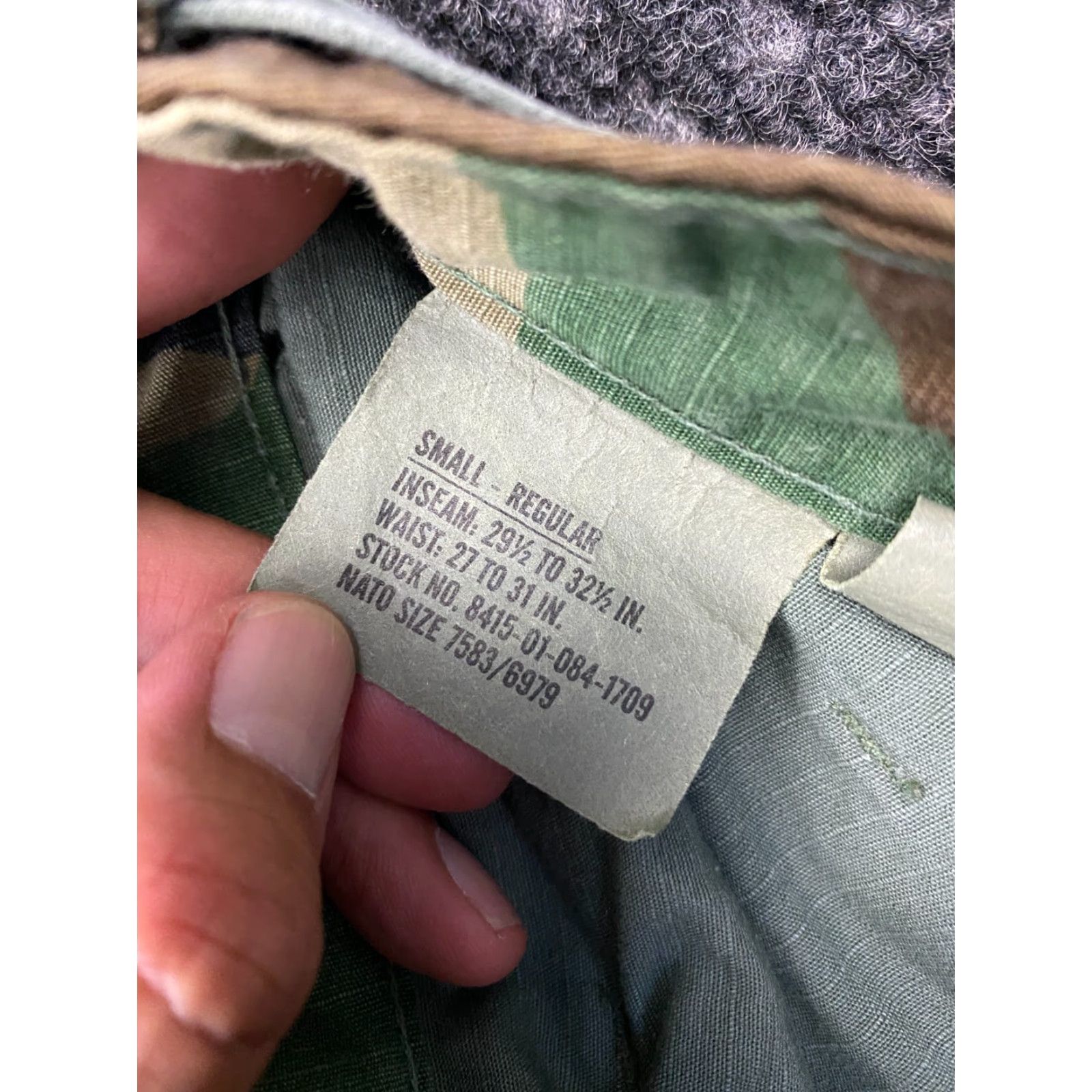 Propper VINTAGE PROPPER Pants Cargo Trousers Green Small Regular Men Army Cargo Pocket Zipper Buttons 32 in Inseam Size US 29 - 4 Thumbnail