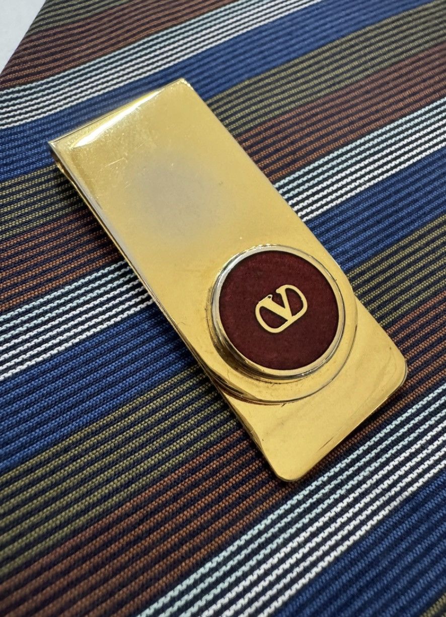 image of Valentino Garavani Valentino Garvani Vintage Gold Money Clip Made In Italy, Men's