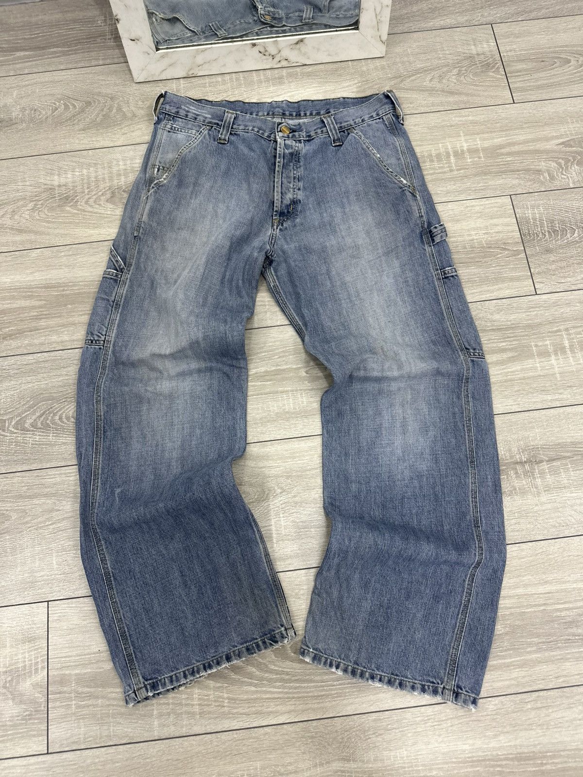 Carhartt Carhartt Vintage 90s Light Carpenter Jeans Y2K Size US 32 / EU 48 - 5 Thumbnail