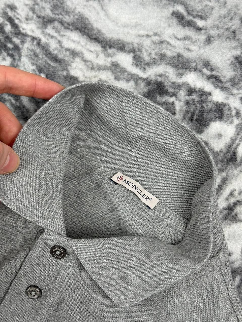 Moncler Moncler Maglia Polo Manica Corta Shirt Men Size S Gray Size US S / EU 44-46 / 1 - 7 Thumbnail