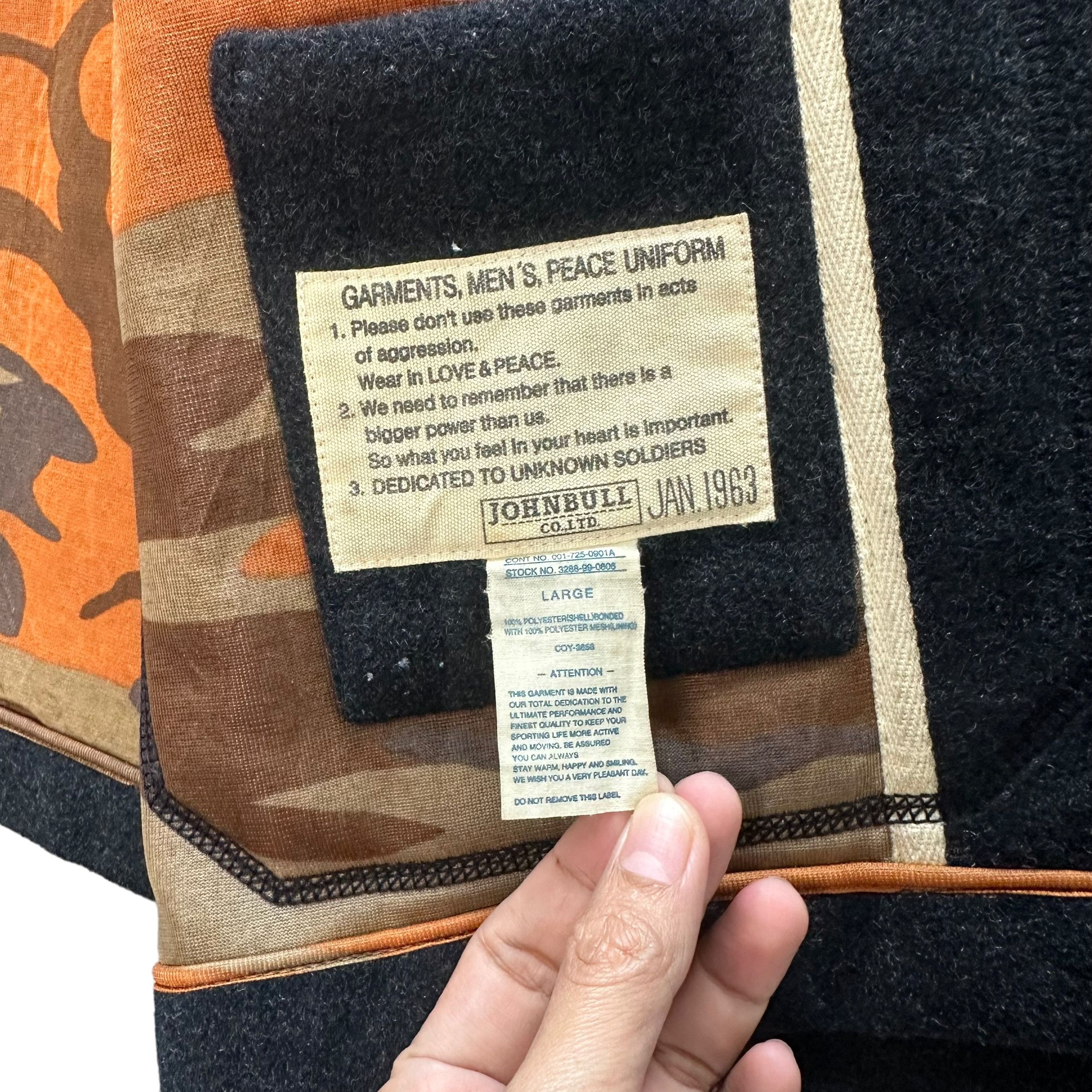 Johnbull JOHN BULL CAMO LINED WOOL WORKWEAR JACKET #8811-028 Size US L / EU 52-54 / 3 - 8 Thumbnail