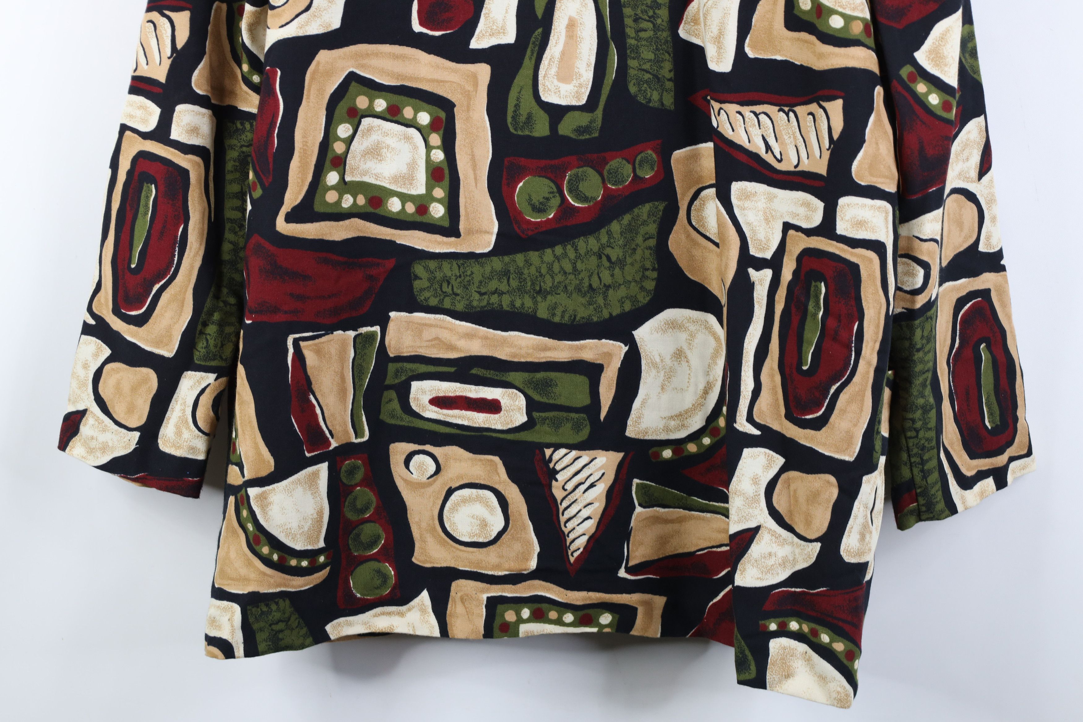Vintage Vintage 90s Streetwear Blend Art Abstract Blazer Jacket US Size XL / US 12-14 / IT 48-50 - 13 Thumbnail