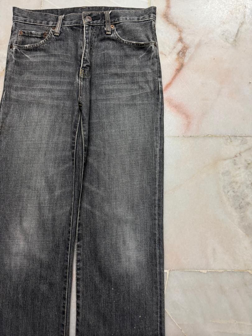 Uniqlo 💥Sick💥Vintage 90’s Uniqlo Sand Washed Straight Distressed Size US 29 - 5 Thumbnail