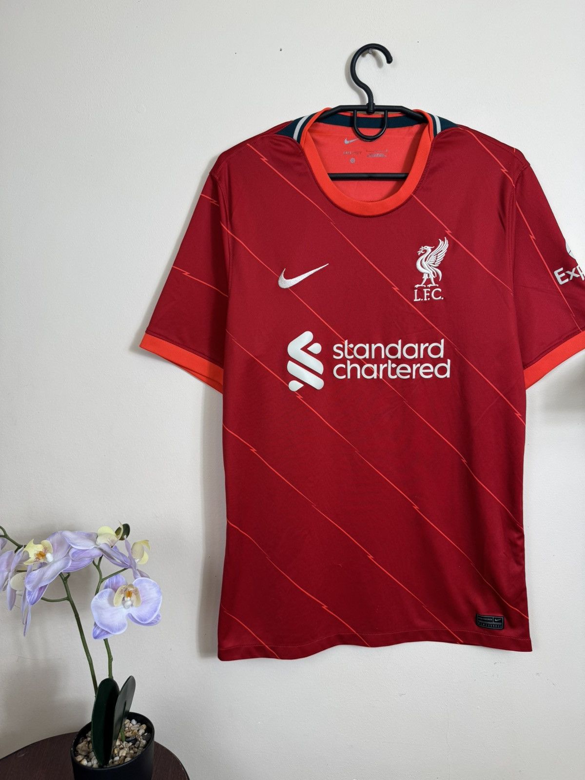 Nike Nike Liverpool Jersey 2021-22 #6 Thiago Home Kit Soccer L Size US L / EU 52-54 / 3 - 3 Thumbnail