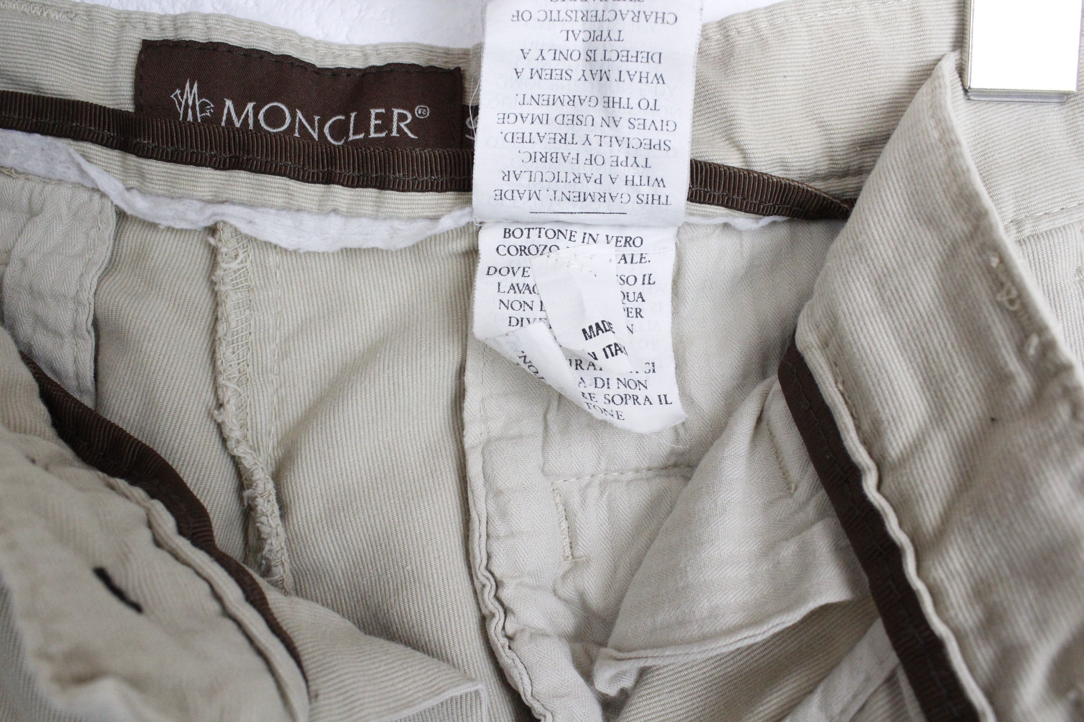 Moncler Moncler Beige Tab Logo Cargo Pants Trousers Size US 30 / EU 46 - 10 Thumbnail