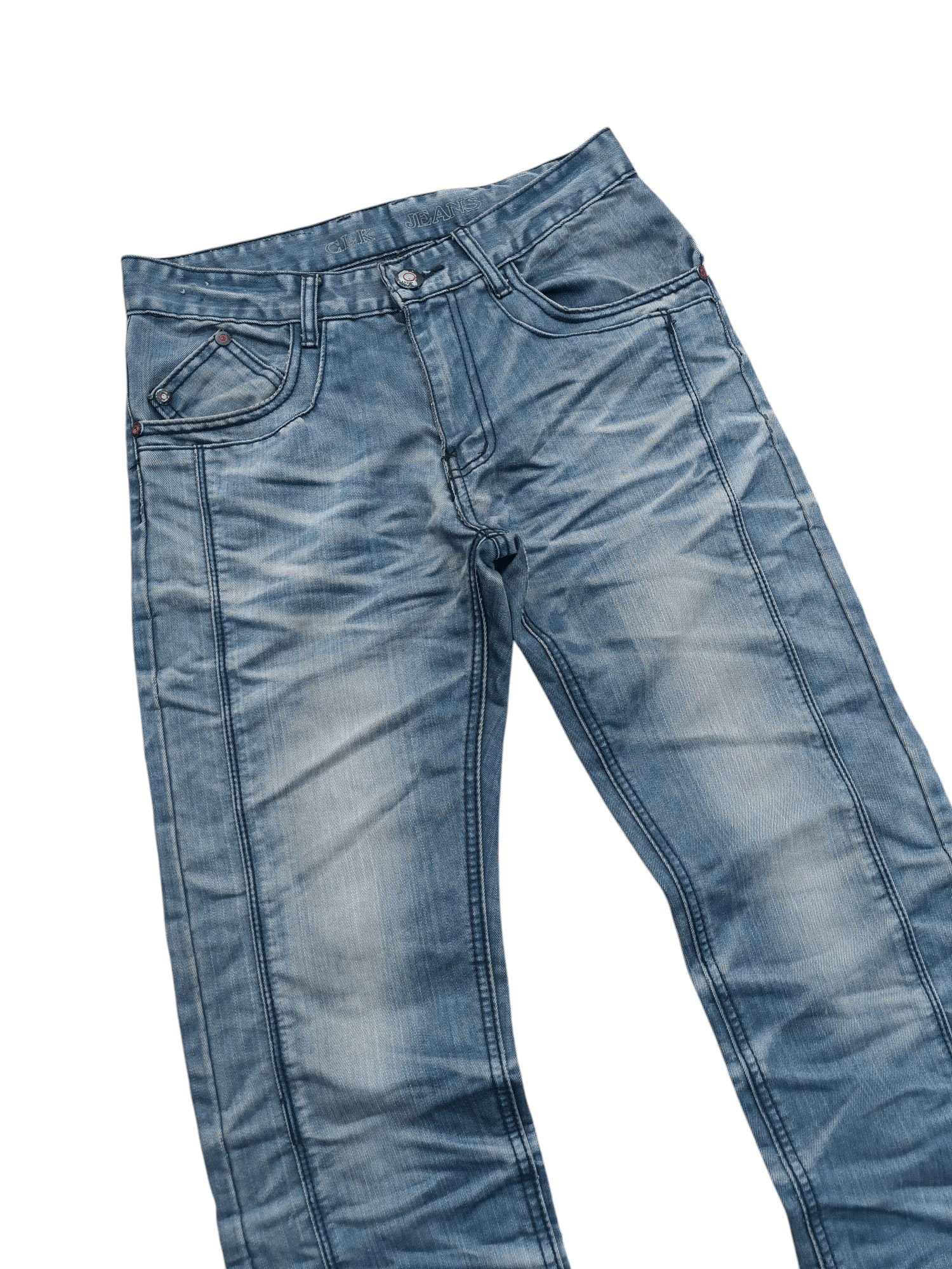 Japanese Brand Japanese Brand Clawmark Charcoal Wash Skinny Jeans E257 Size US 28 / EU 44 - 2 Thumbnail