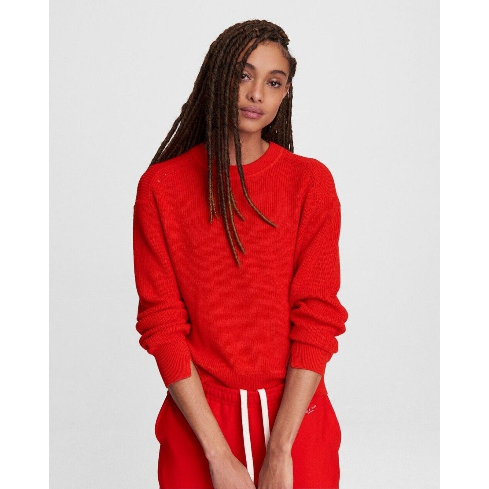 Rag & Bone rag & bone Ann Cotton Cashmere Crew Relaxed Fit Sweater $350 Size S / US 4 / IT 40 - 1 Thumbnail