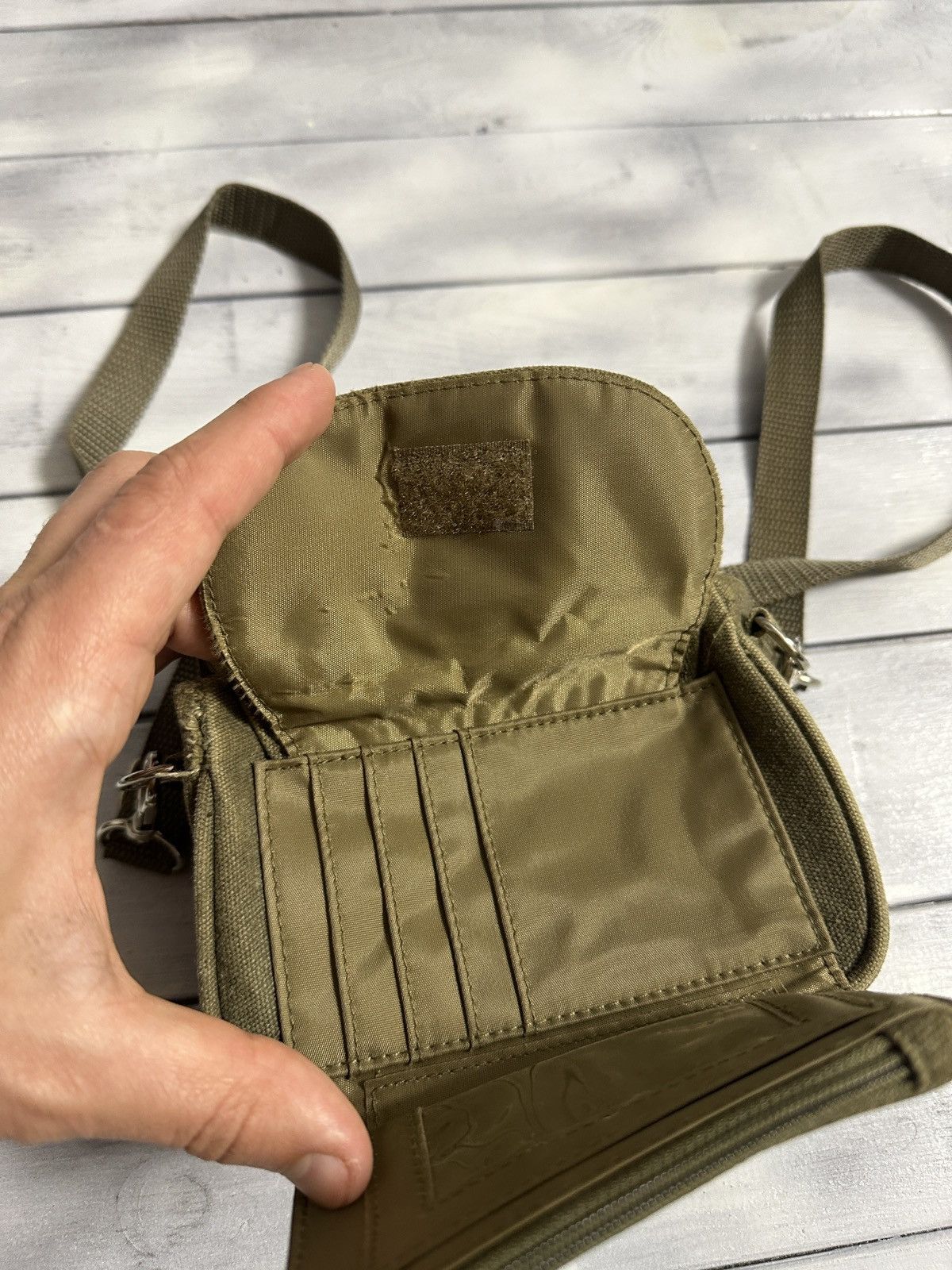Japanese Brand Rare Vintage Military Shoulder Crossbody Mini Bag Size ONE SIZE - 11 Thumbnail
