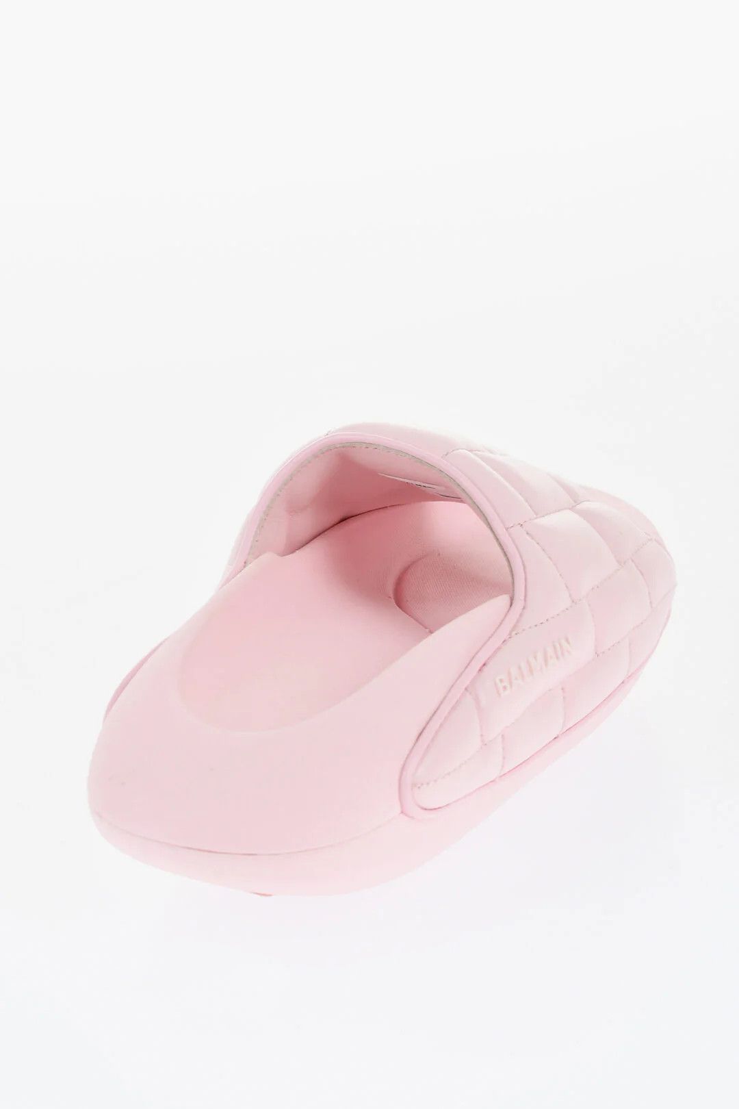 Balmain og1mm0326 Quilted Leather Sandals in Pink Size US 9 / IT 39 - 3 Thumbnail