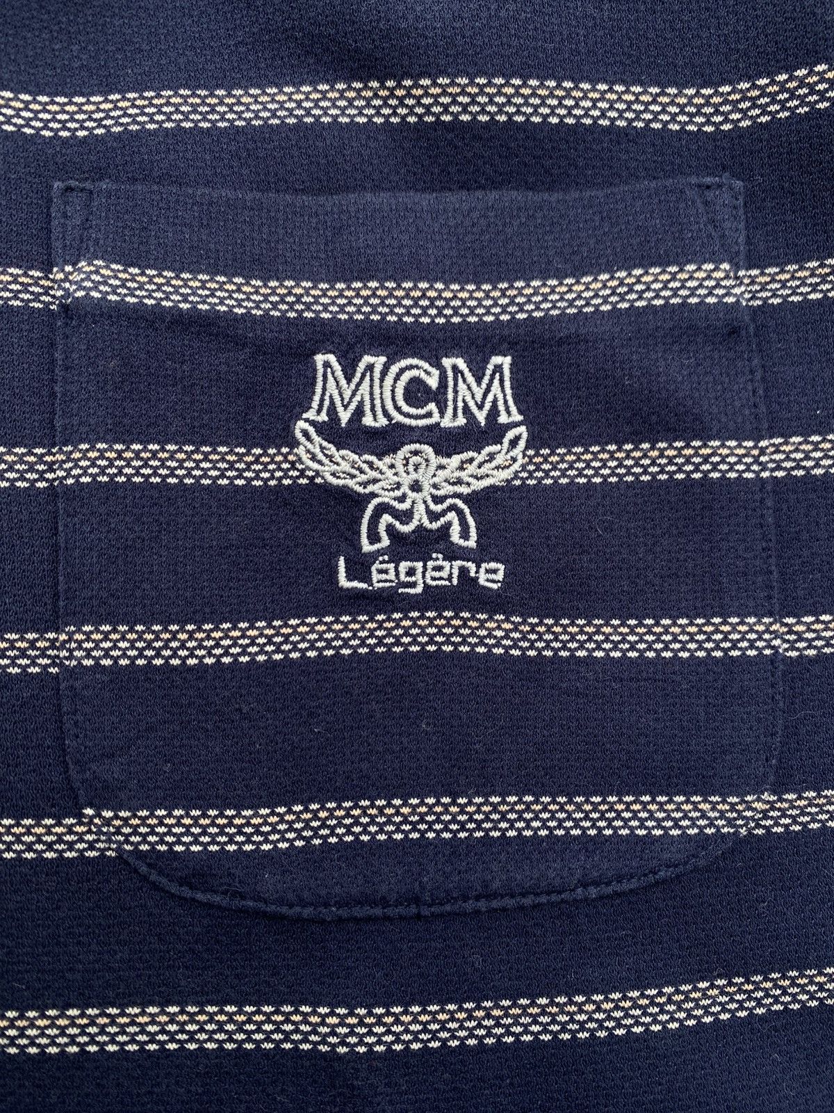 MCM Rare Vintage MCM Legere Stripes Polo Shirt Size US L / EU 52-54 / 3 - 11 Thumbnail