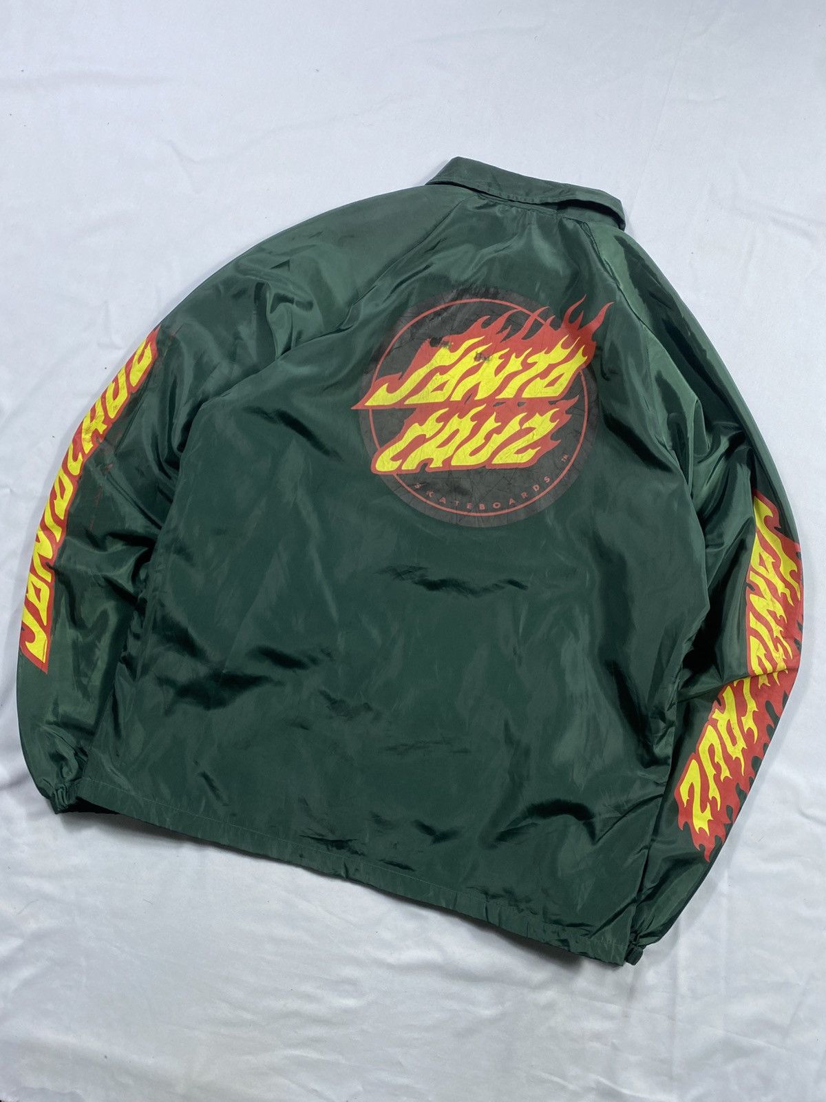 Santa Cruz Skateboards Coach jacket distressed Santa Crauz Size US L / EU 52-54 / 3 - 2 Thumbnail