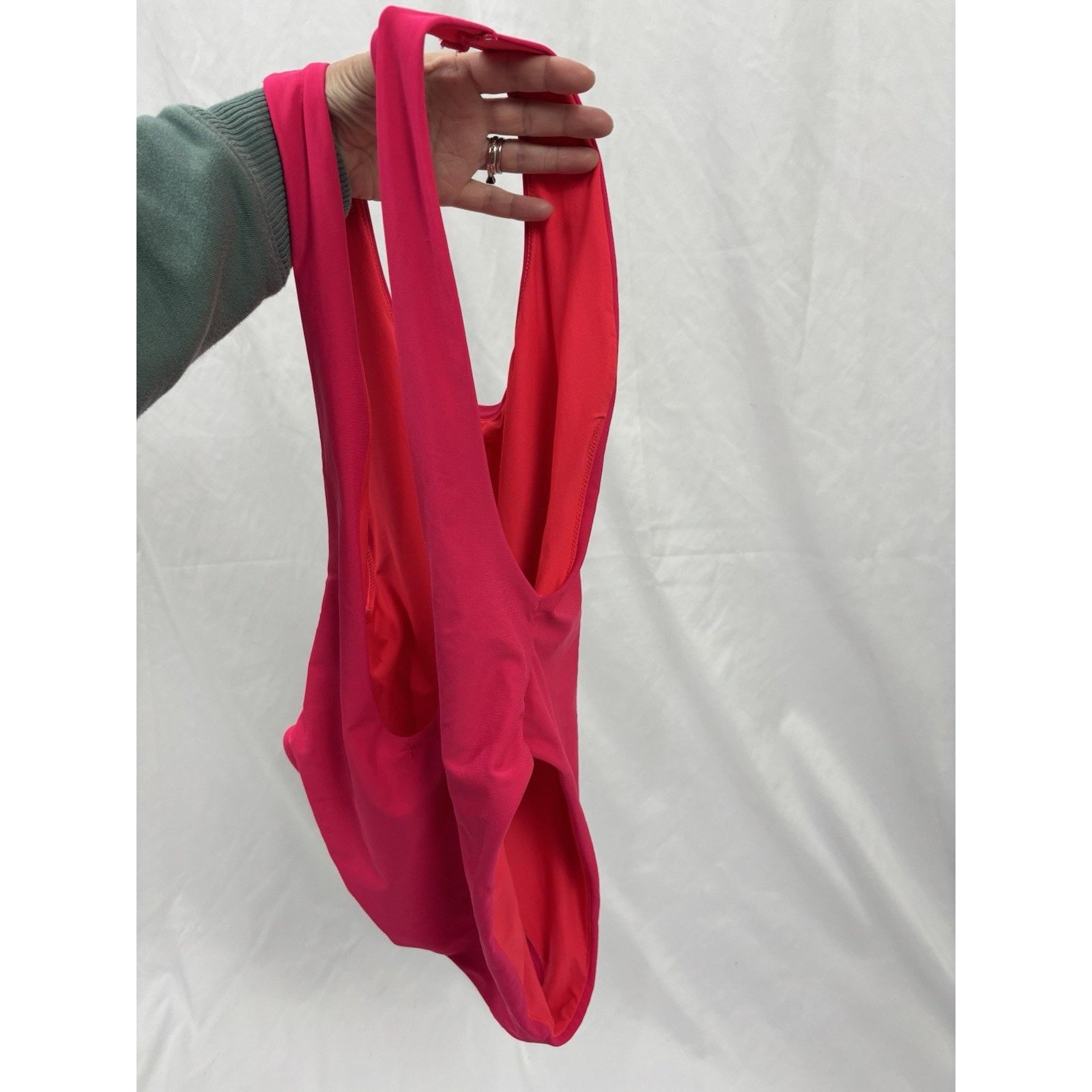 American Eagle Outfitters Aerie Super Scoop Cheekiest One Piece Swimsuit Pink Size M Size M / US 6-8 / IT 42-44 - 9 Thumbnail