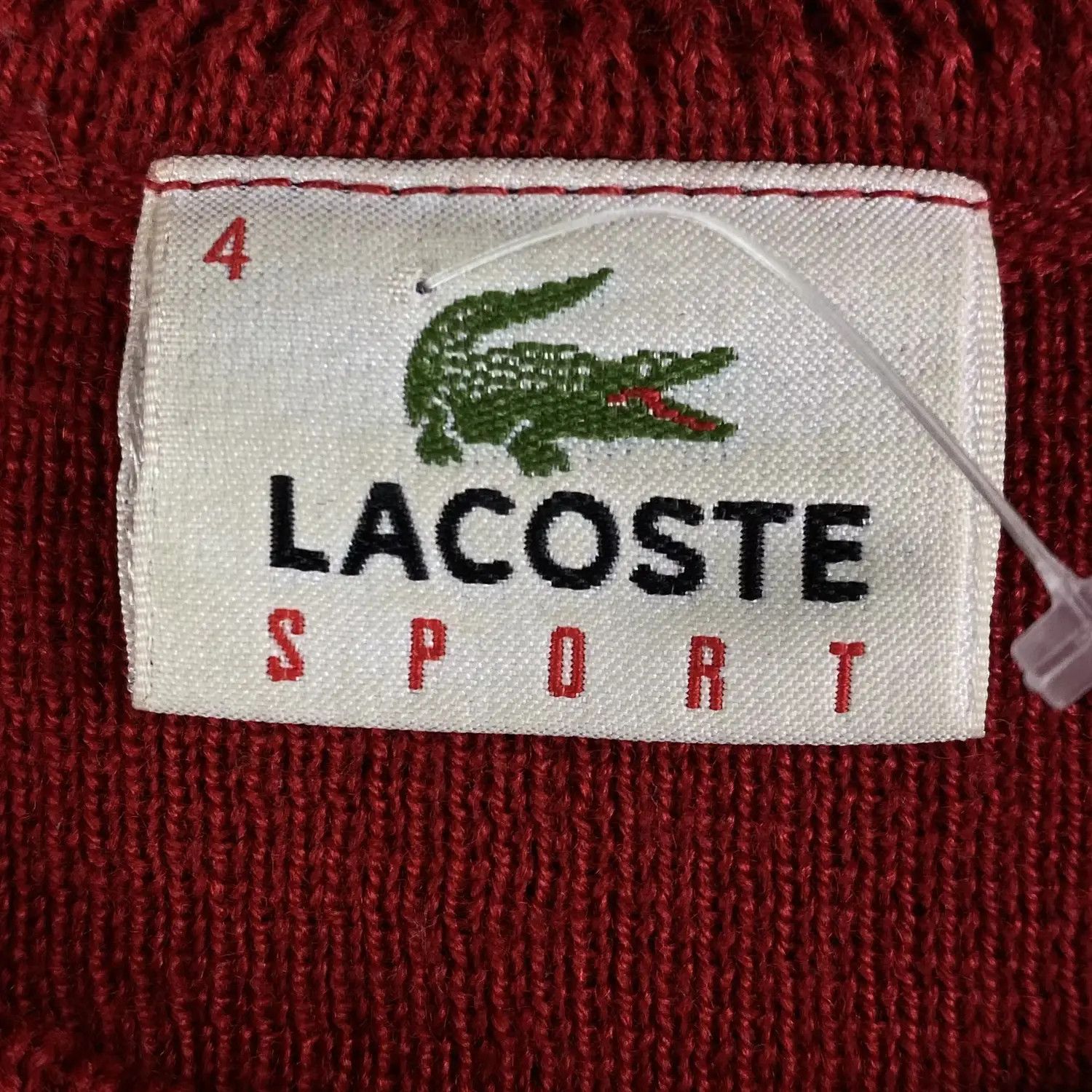 Lacoste Mens Lacoste Vintage Sweater Size 4 Size US M / EU 48-50 / 2 - 5 Thumbnail
