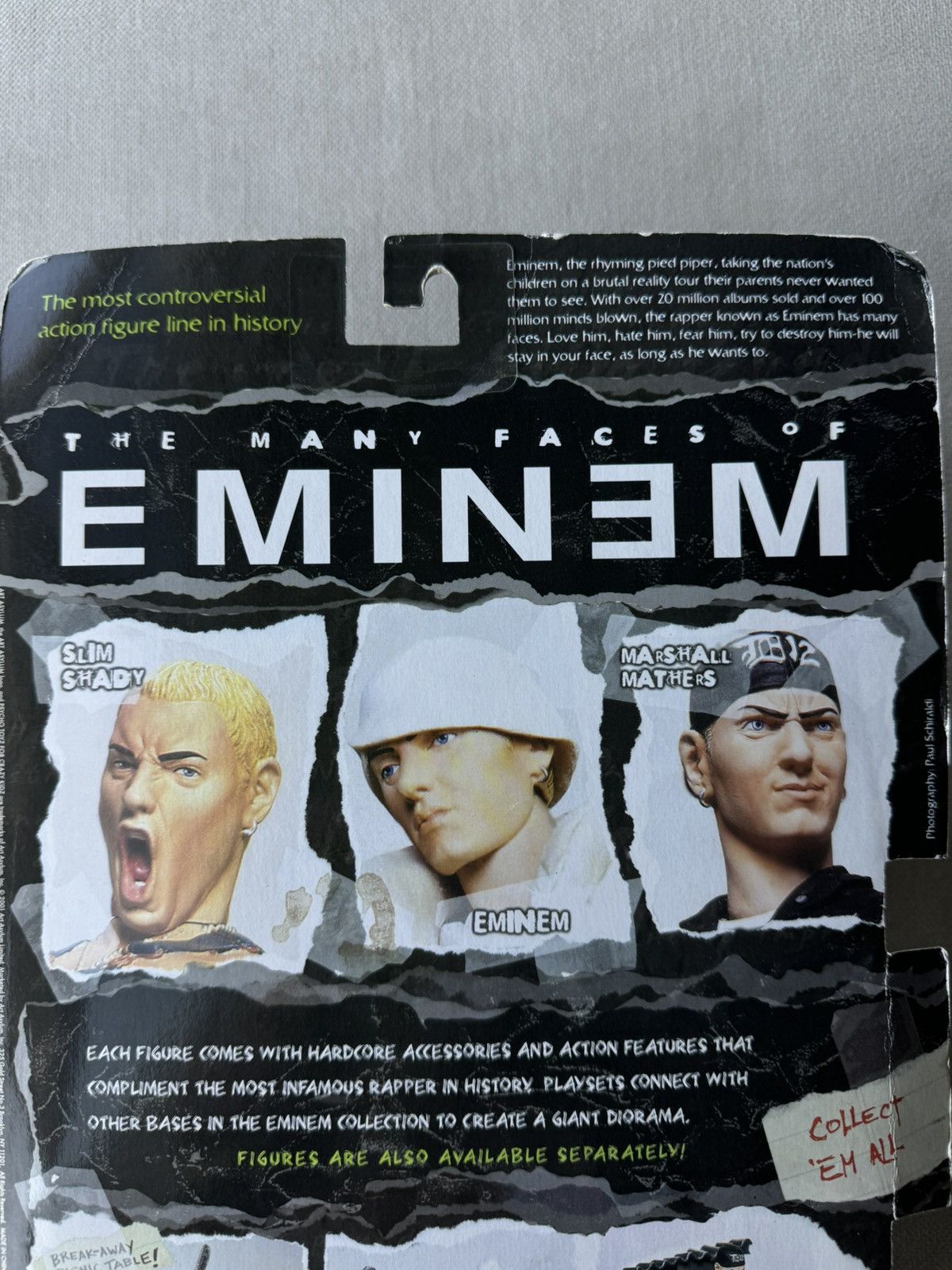 Eminem Eminem My Name Is Slim Shady Art Asylum Psycho Toyz Figure Size ONE SIZE - 9 Thumbnail