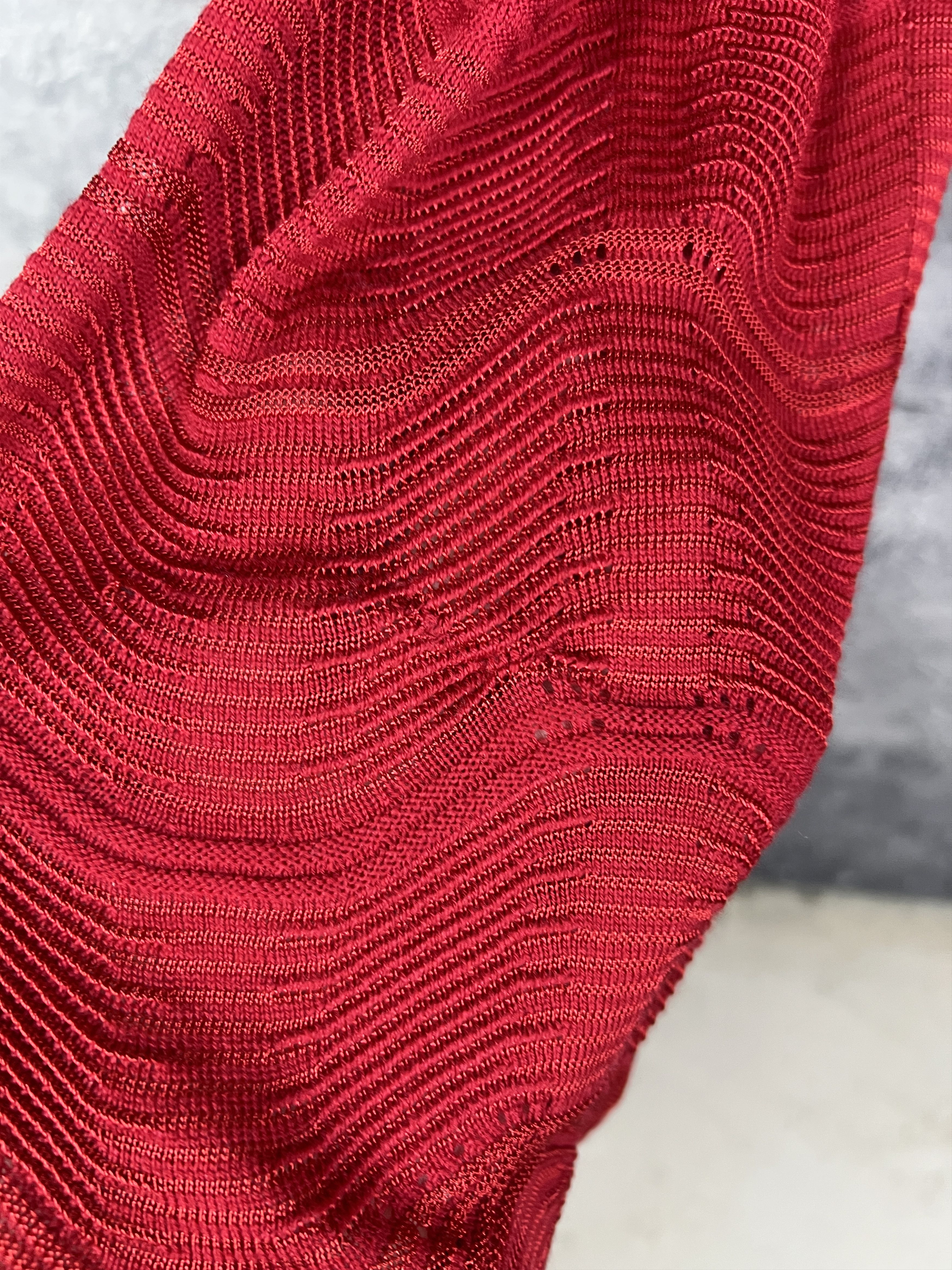 Missoni Missoni Dress Women's Size 48 Red Long Sleeve Size XL / US 12-14 / IT 48-50 - 13 Thumbnail