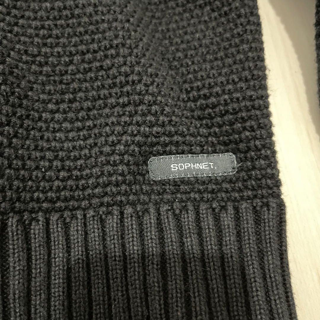 Japanese Brand × Sophnet. SOPHNET. Cotton knit crew neck black M Size US M / EU 48-50 / 2 - 3 Thumbnail