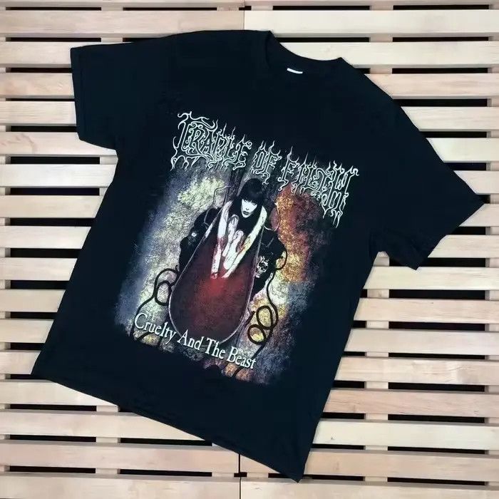 Band Tees × Vintage T Shirt Vintage Cradle Filth Cruelty HOWLING STARS Size M Size US M / EU 48-50 / 2 - 1 Thumbnail