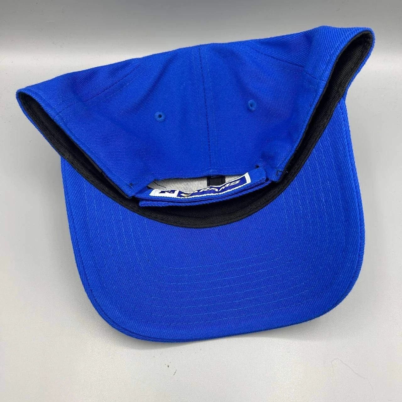 New Era Los Angeles LA Rams Hat Men Blue Embroidered Strap Back Cap Size ONE SIZE - 3 Thumbnail