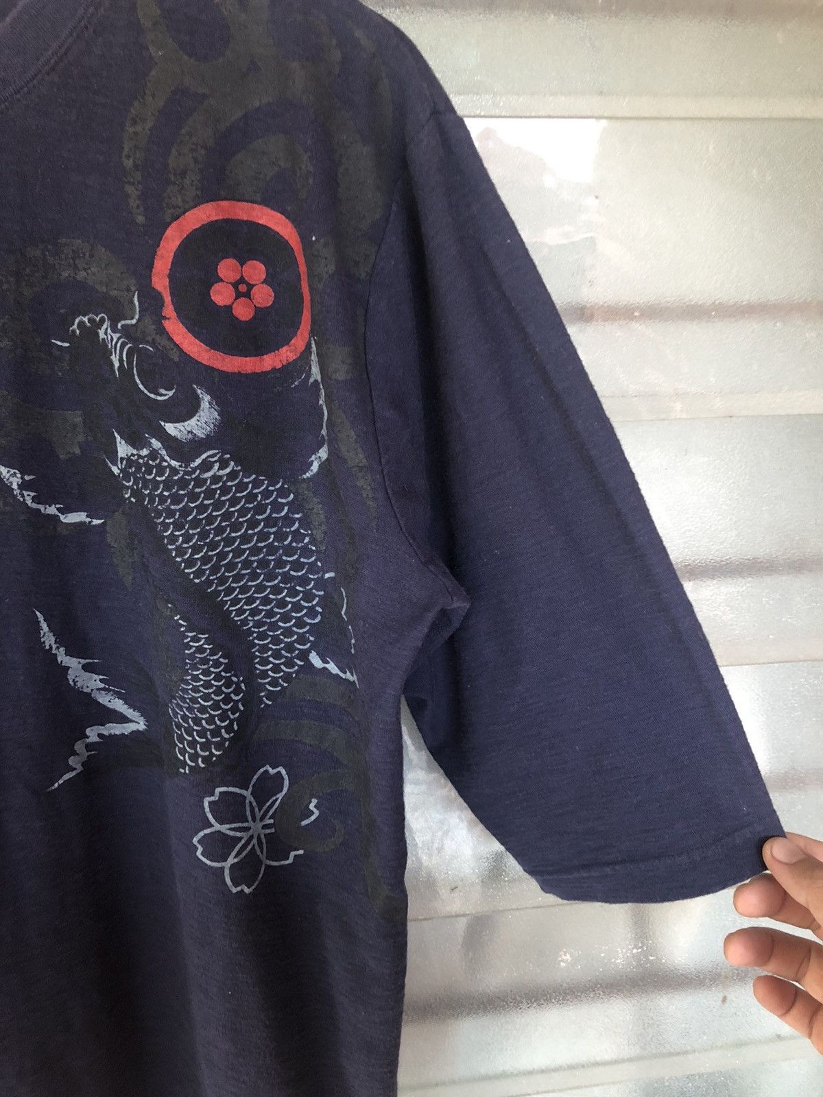 Bullet Noise Bullet Noise Sukajan Fish Koi Japanese Shirt Tee Size US L / EU 52-54 / 3 - 4 Thumbnail