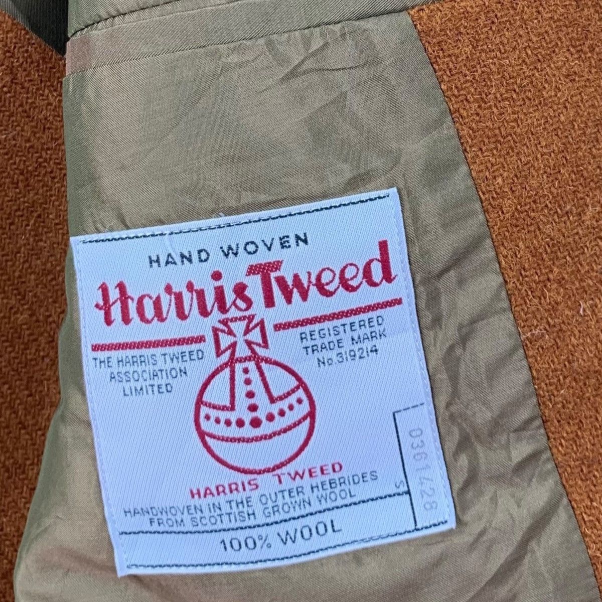 Harris Tweed HARRIS TWEED Casualwear Hand Oven Wool Blazer Coat Jacket Size US L / EU 52-54 / 3 - 8 Thumbnail