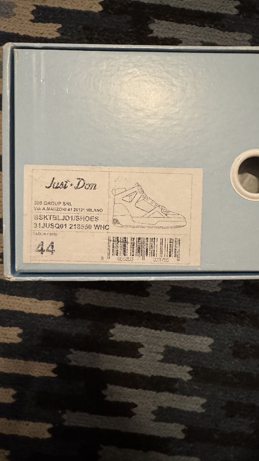 Just Don Just Don Basketball Courtside Hi sz 44 BRAND NEW Size US 11 / EU 44 - 6 Thumbnail