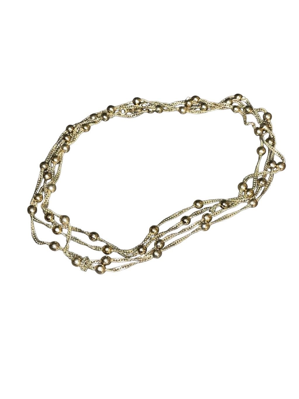 Other Adornia Italian Gold Ball & Chain Necklace New Size ONE SIZE - 1 Thumbnail