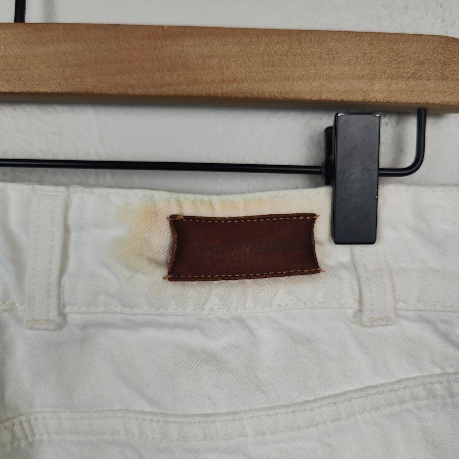 Tom Wood Tom Wood W Straight Jeans Womens 27x30 Vintage White Size 27" / US 4 / IT 40 - 5 Thumbnail